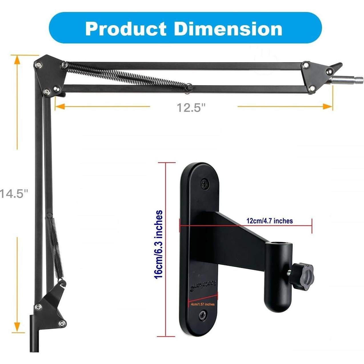 Kiyo Webcam Wall Holder Mount Stand for Razer kiyo, kiyo pro, kiyo X, kiyo pro Ultra 4K webcams