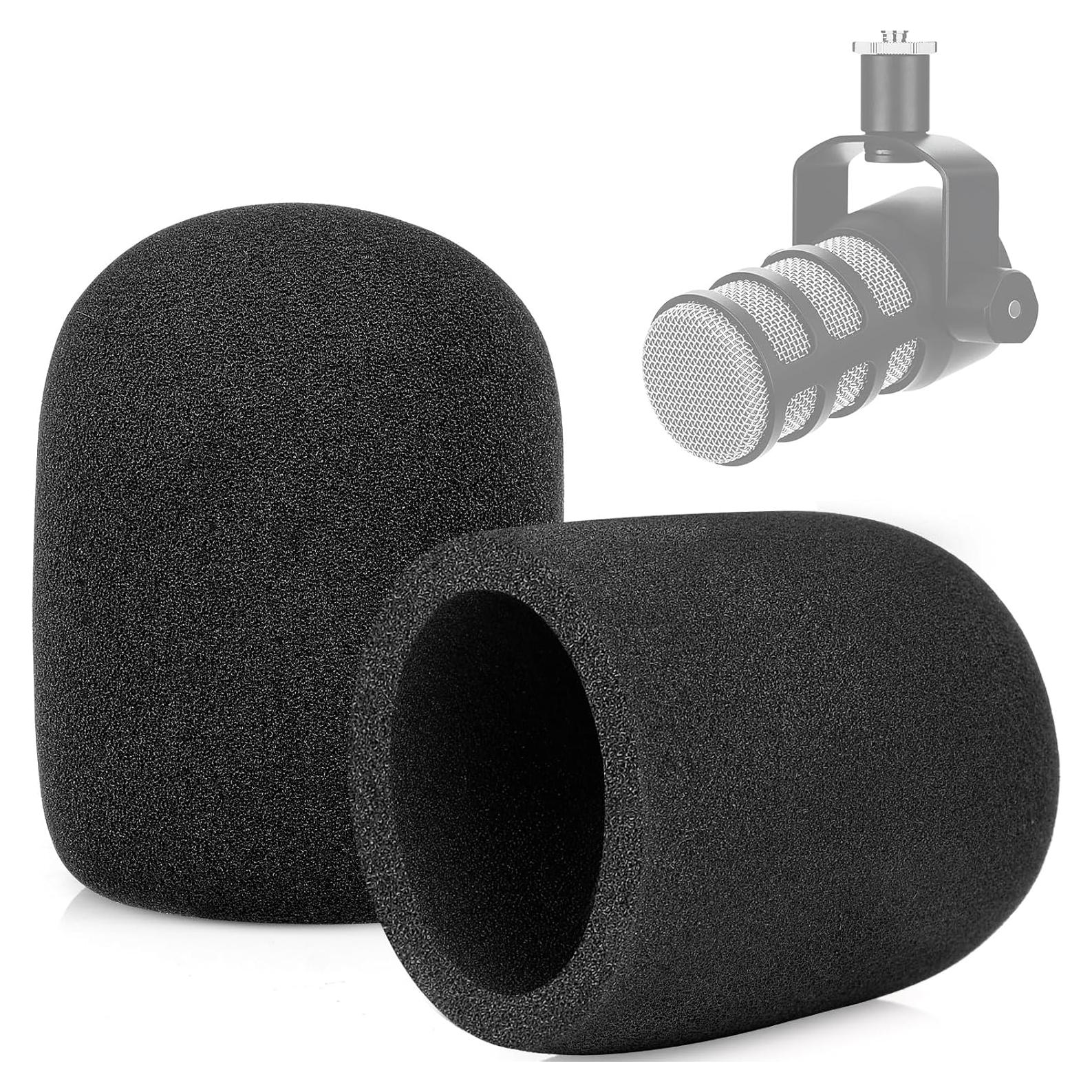 Pantalla contra viento 2Pack para micrófono Rode Podmic