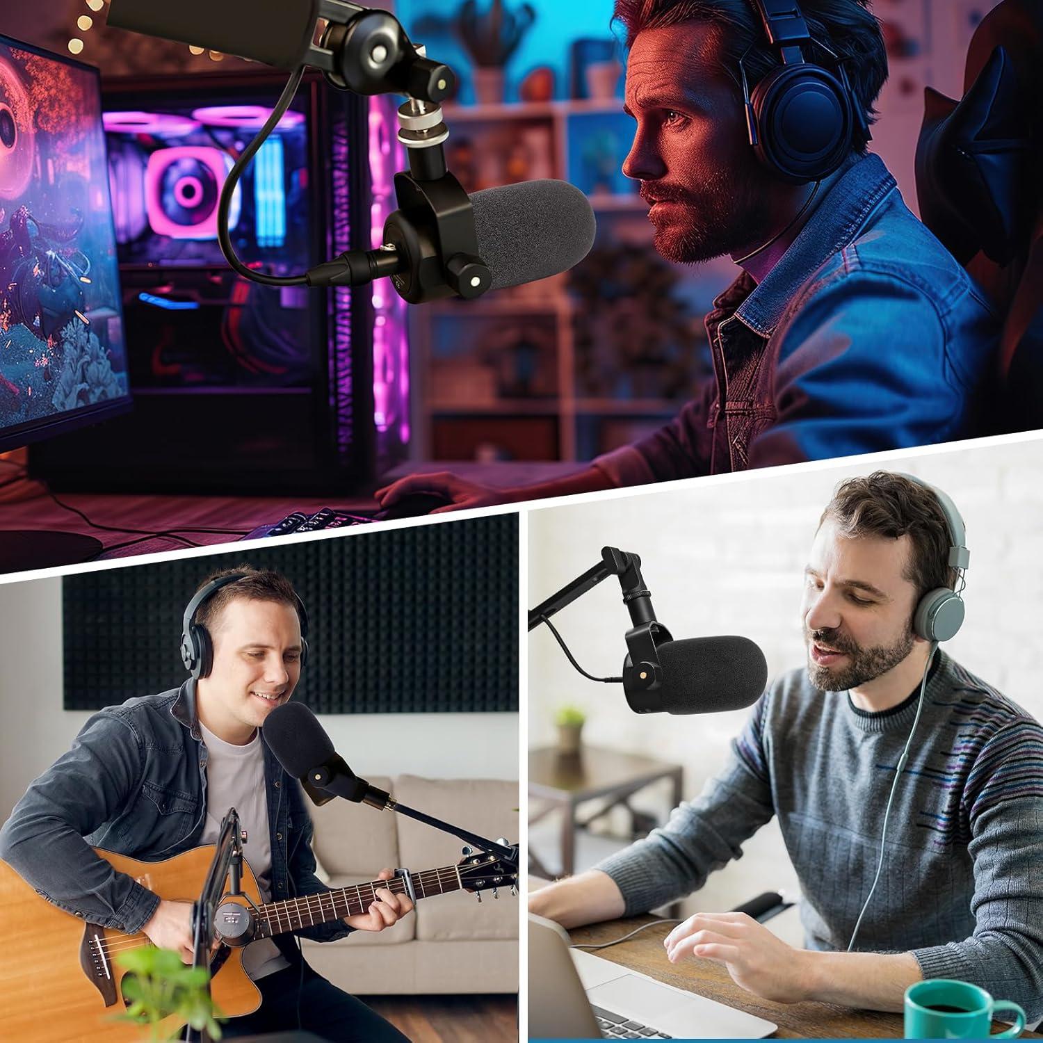 Pantalla contra viento 2Pack para micrófono Rode Podmic