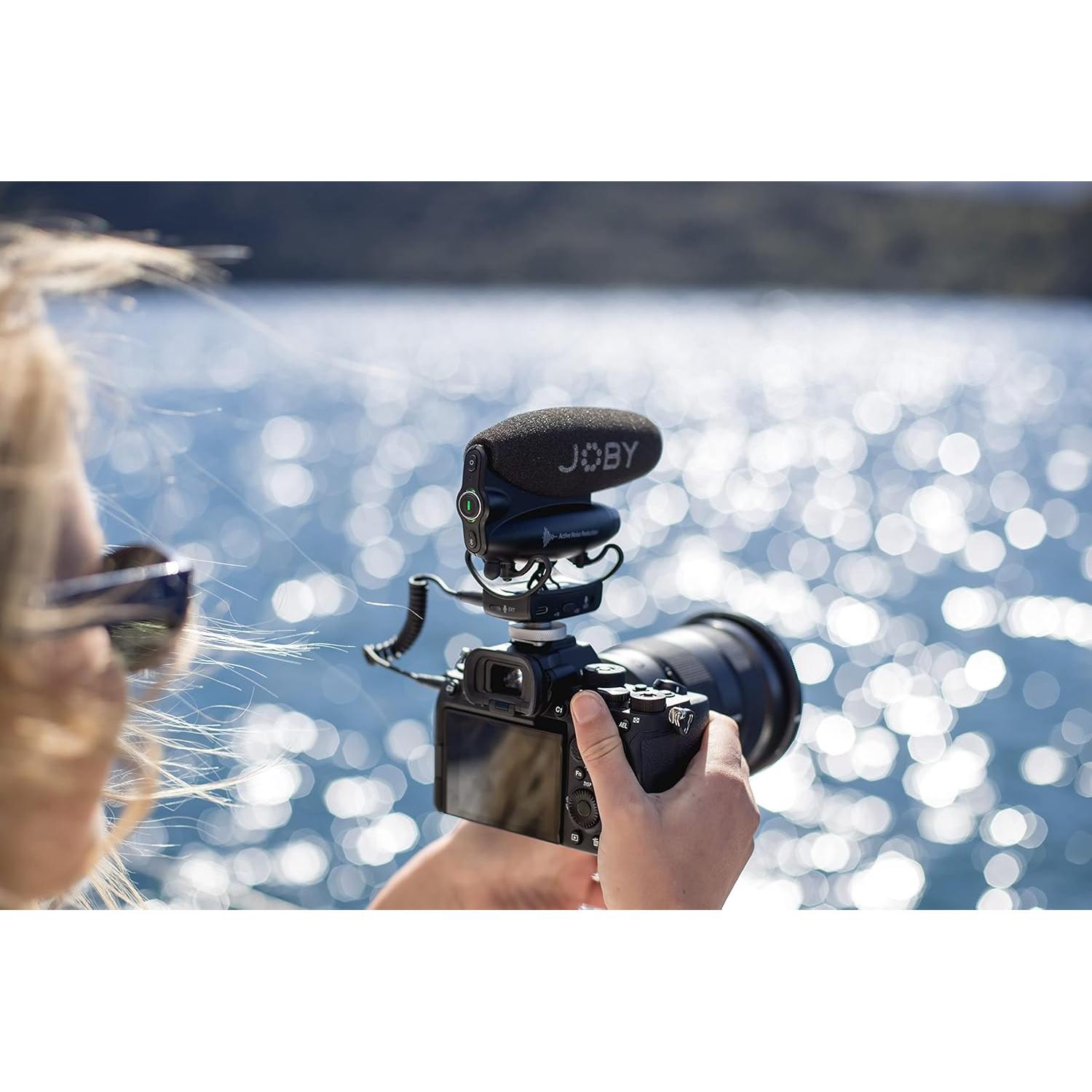Micrófono Direccional JOBY Wavo PRO con Reducción de Ruido