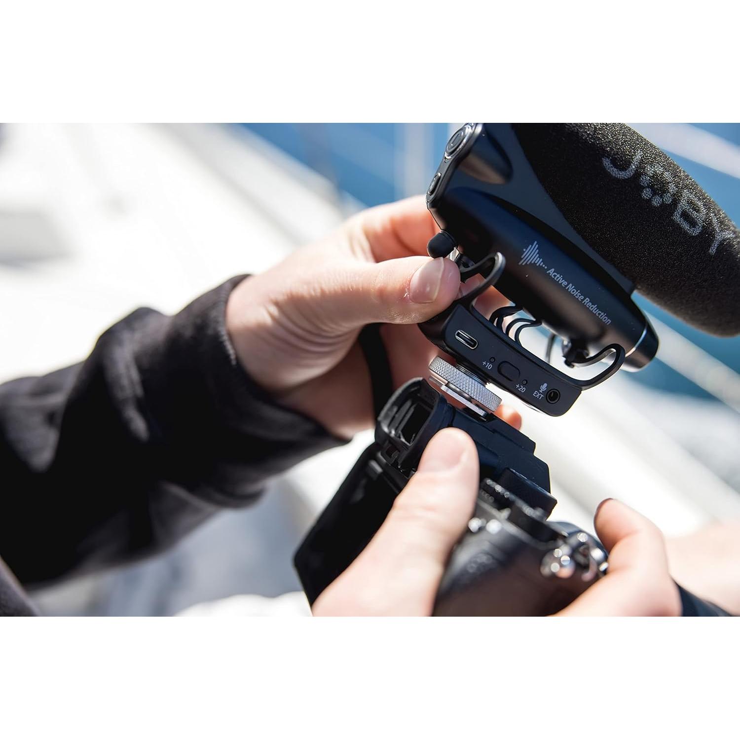 Micrófono Direccional JOBY Wavo PRO con Reducción de Ruido