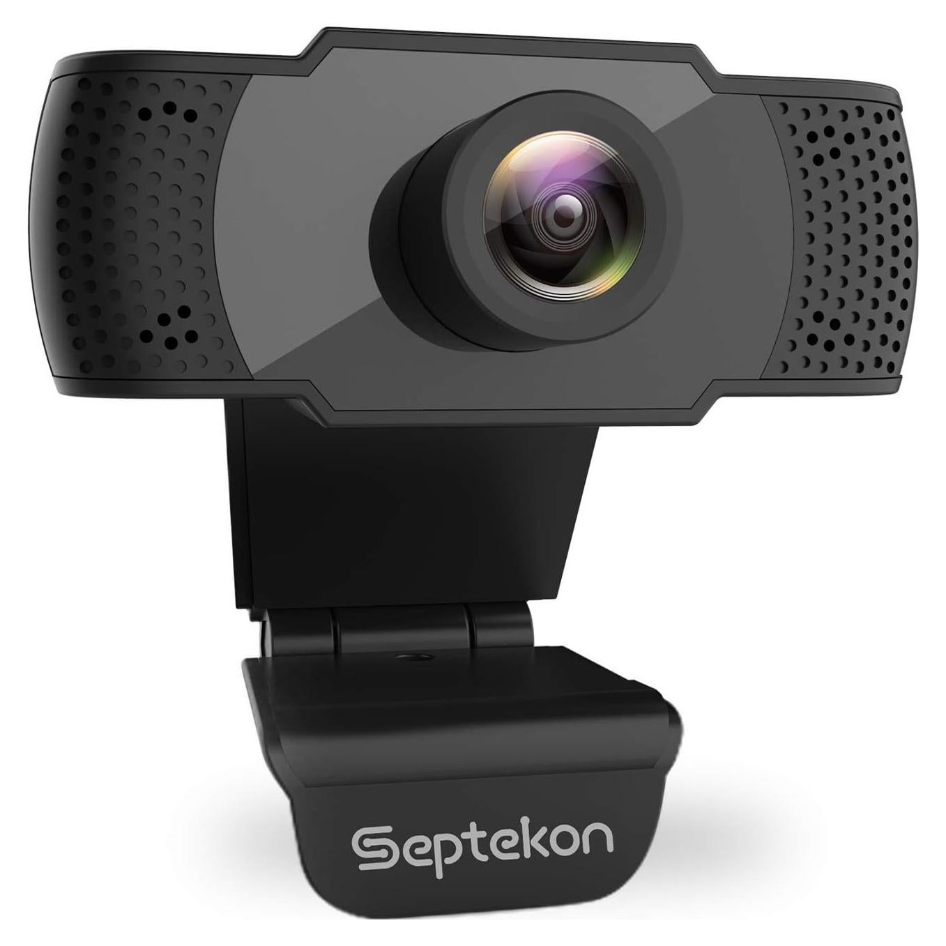 Cámara Web HD 1080P Septekon con Micrófono Estéreo Integrado