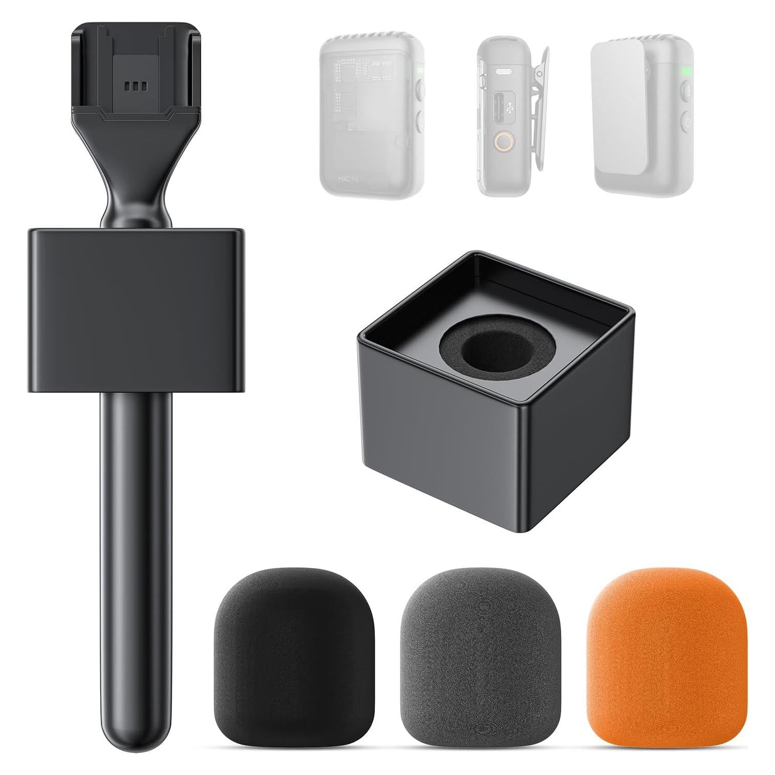 Soporte de Micrófono Inalámbrico Melonare MH-30 con Cubiertas