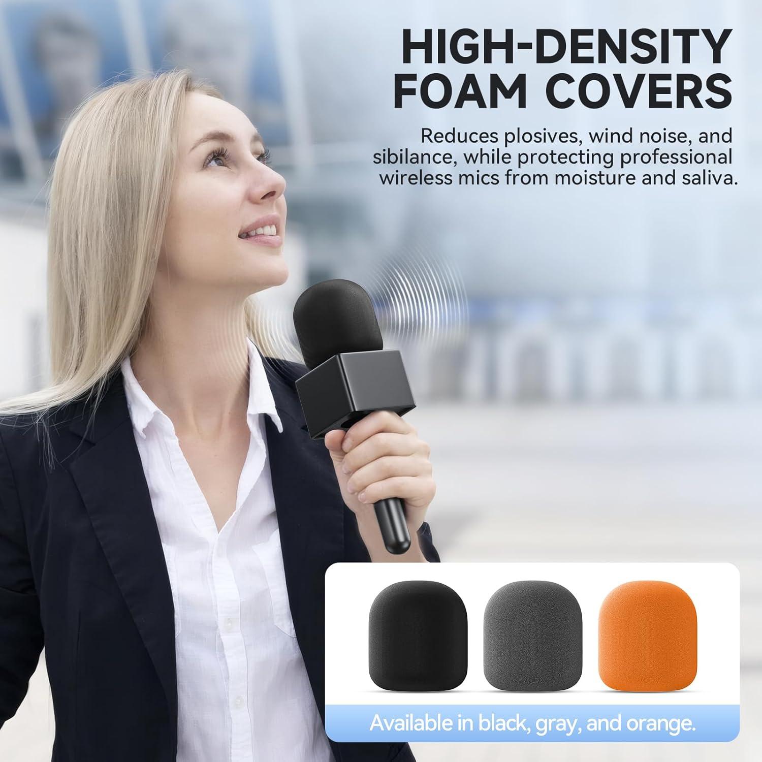 Soporte de Micrófono Inalámbrico Melonare MH-30 con Cubiertas