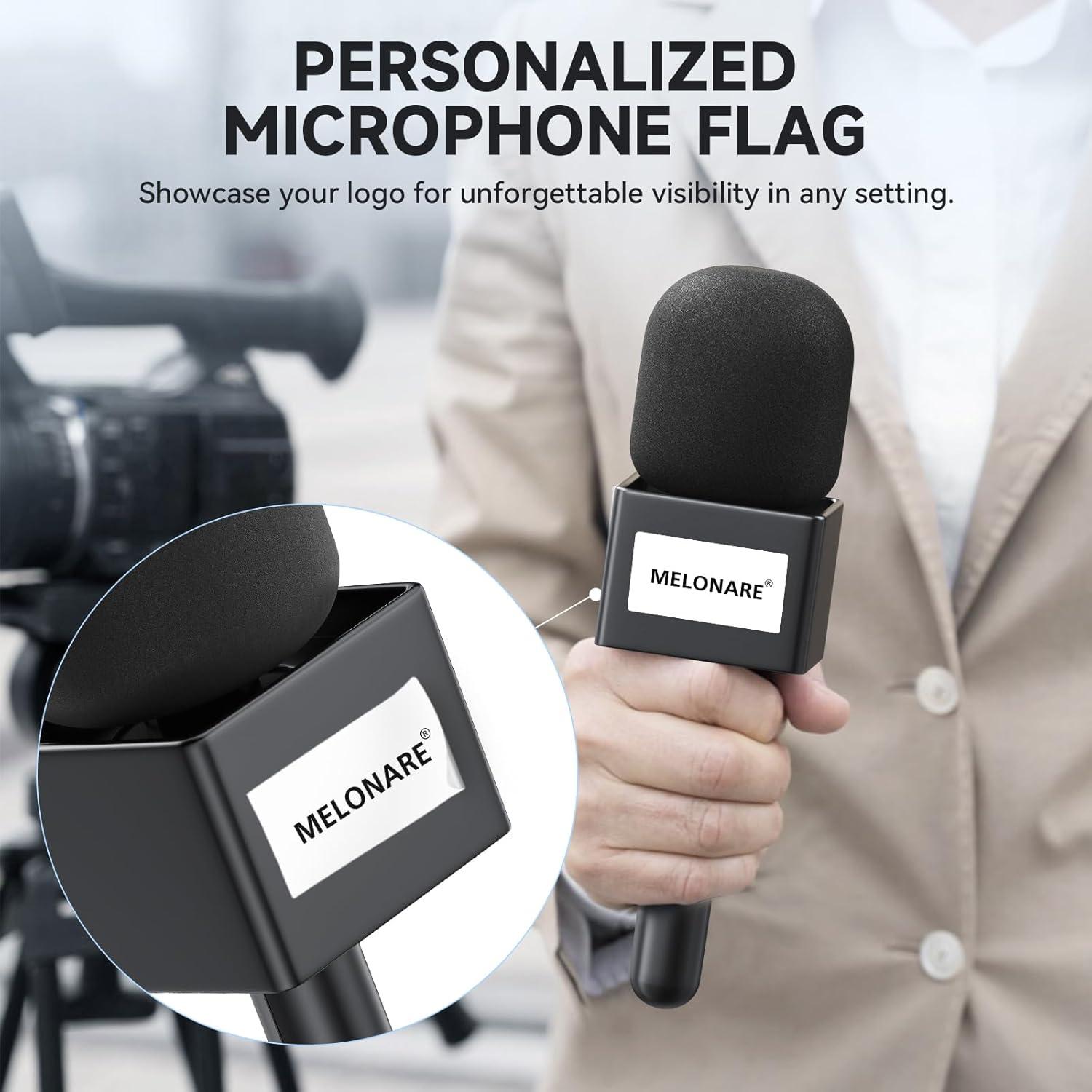 Soporte de Micrófono Inalámbrico Melonare MH-30 con Cubiertas