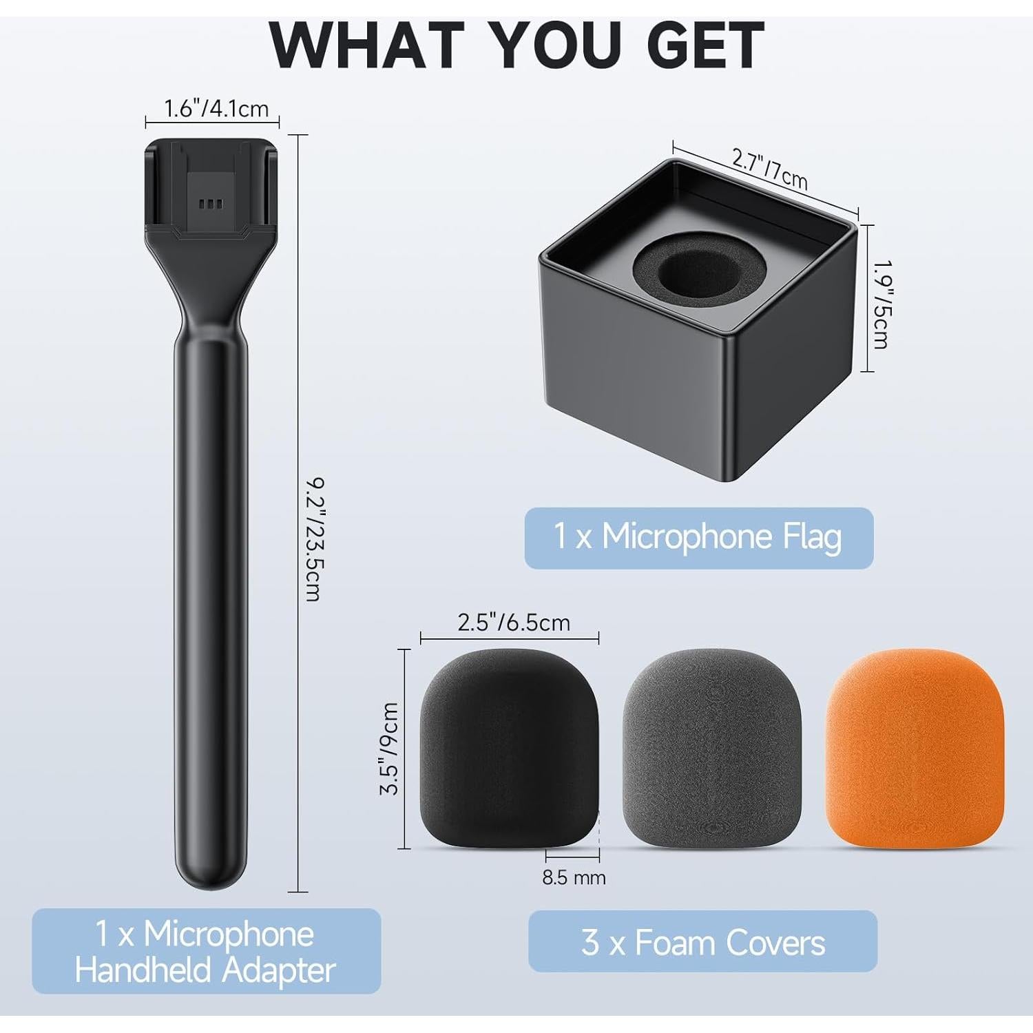 Soporte de Micrófono Inalámbrico Melonare MH-30 con Cubiertas