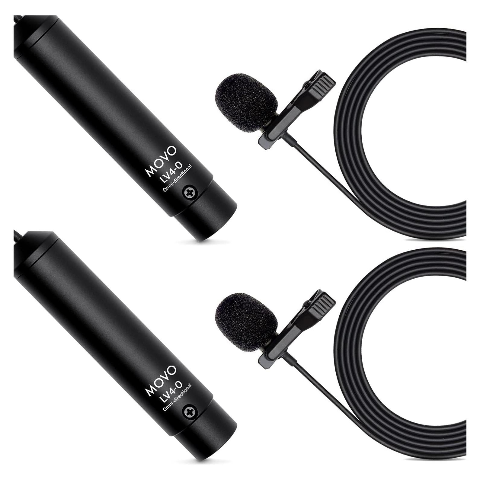 Micrófono Lavalier Movo LV4-O2 Omnidireccional XLR 198g