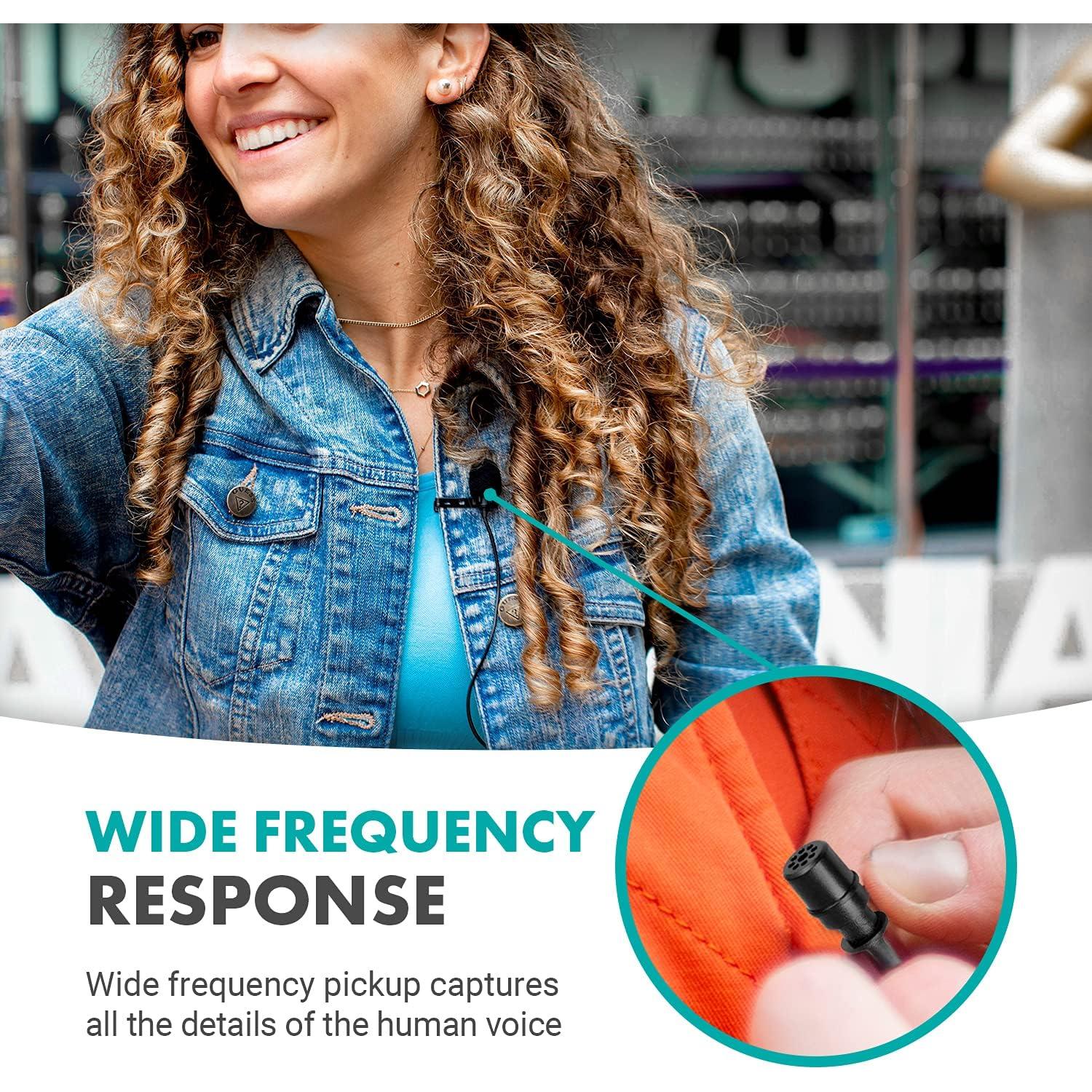 Micrófono Lavalier Movo LV4-O2 Omnidireccional XLR 198g