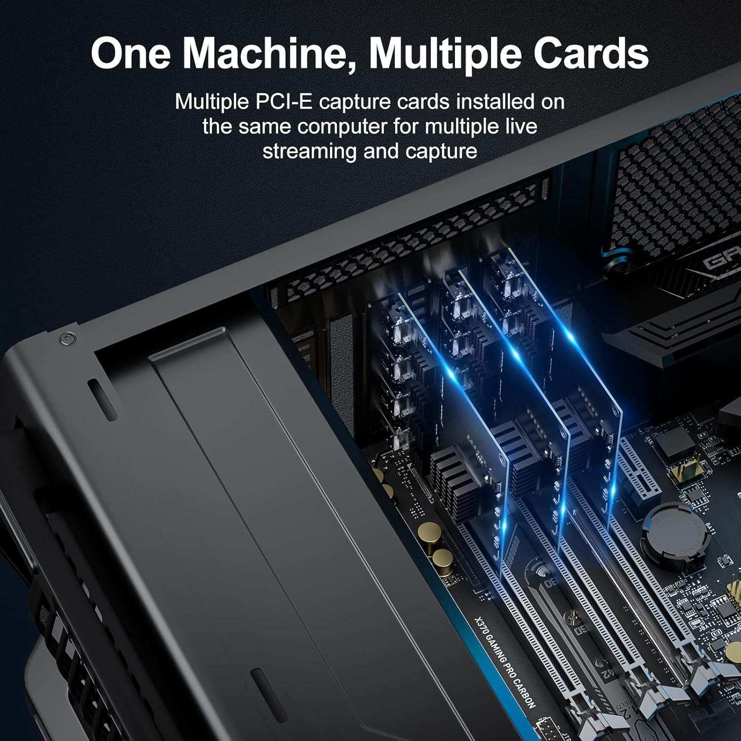 Tarjeta de Captura de Video ACASIS 4K HDMI PCIe 1080p 60fps