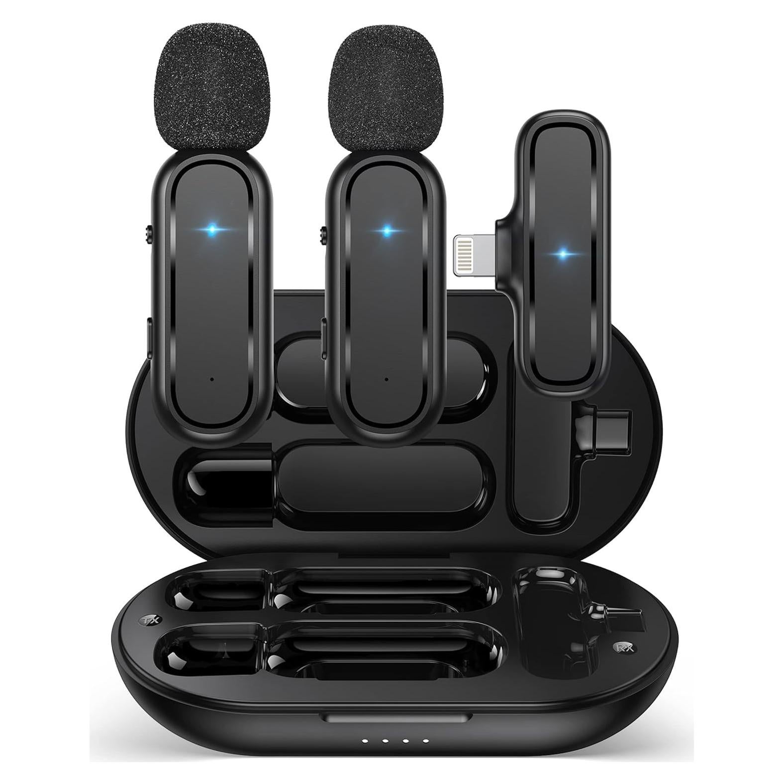 Micrófono Lavalier Inalámbrico HCZ para iPhone/iPad 7H