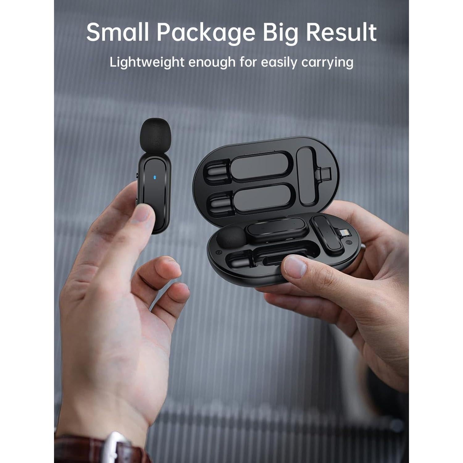 Micrófono Lavalier Inalámbrico HCZ para iPhone/iPad 7H