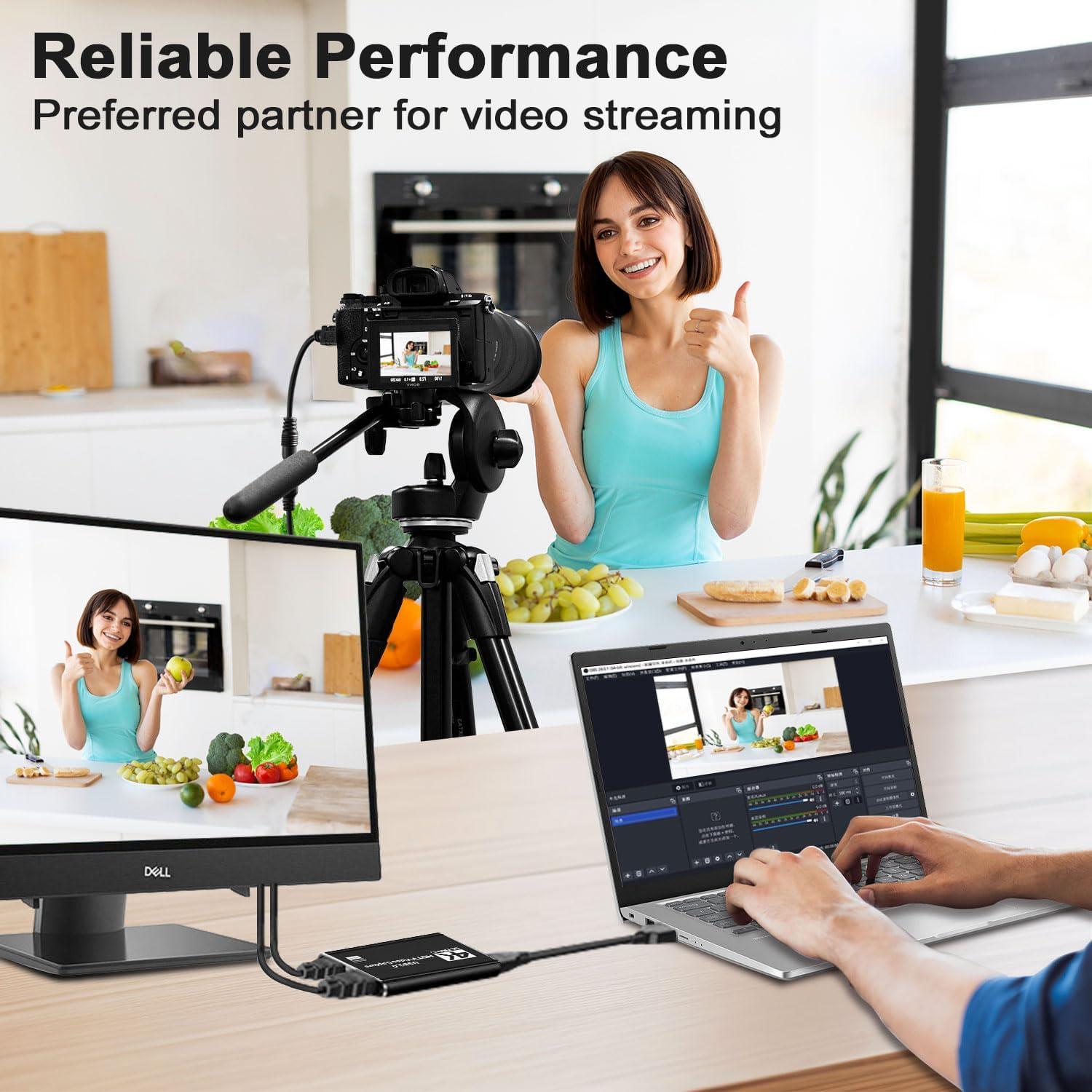 Tarjeta de Captura HDMI 4K CLLGrocery USB 3.0 Full HD 1080P