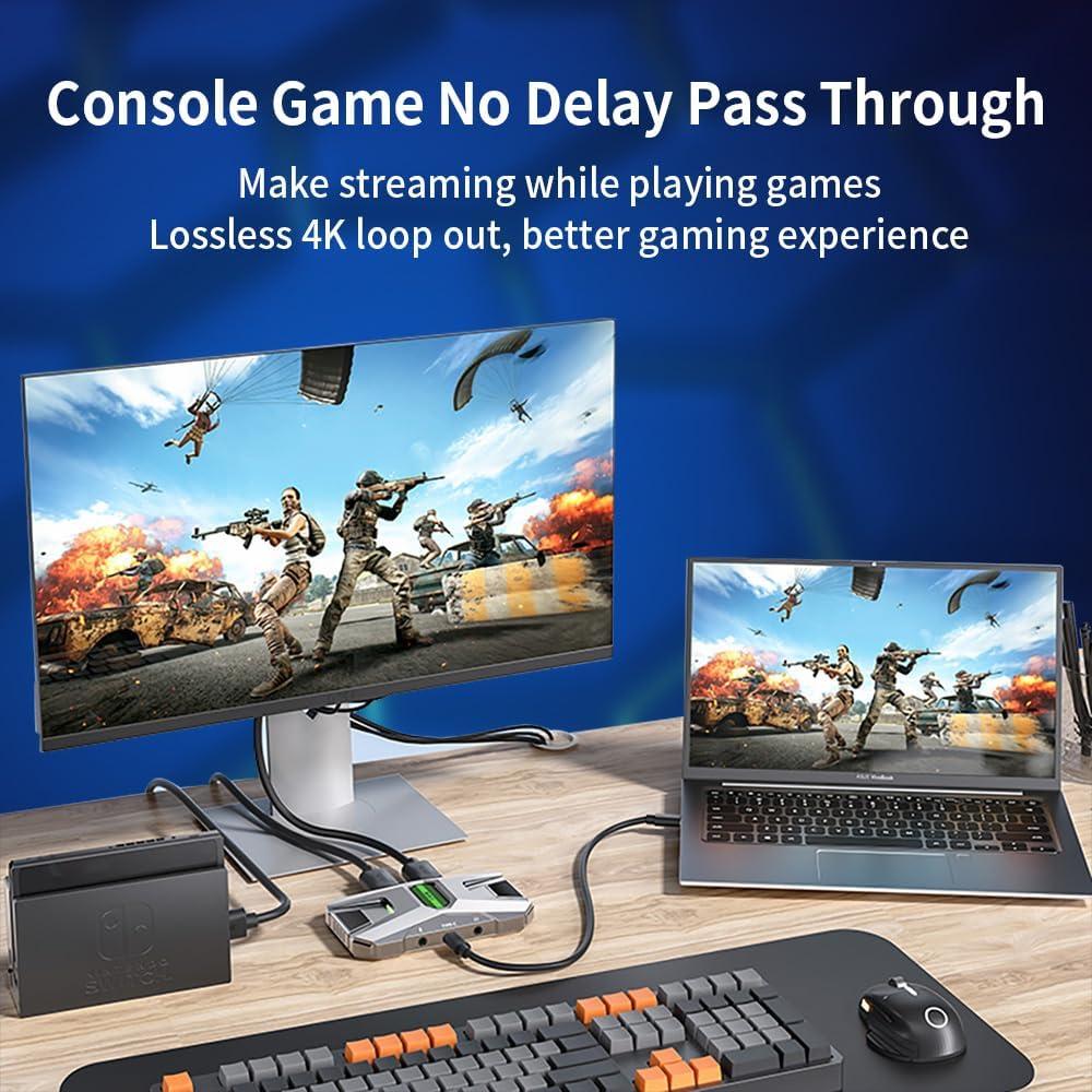 Tarjeta de Captura HDMI Kuhaimi HCA20 1080P 60FPS USB 3.0