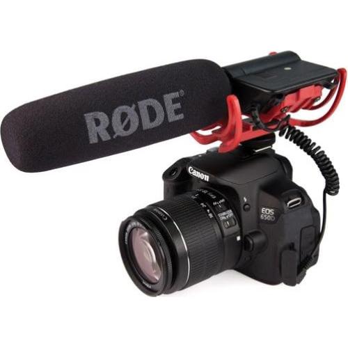 Micrófono Shotgun Rode VideoMic con Montaje Rycote y Windjammer