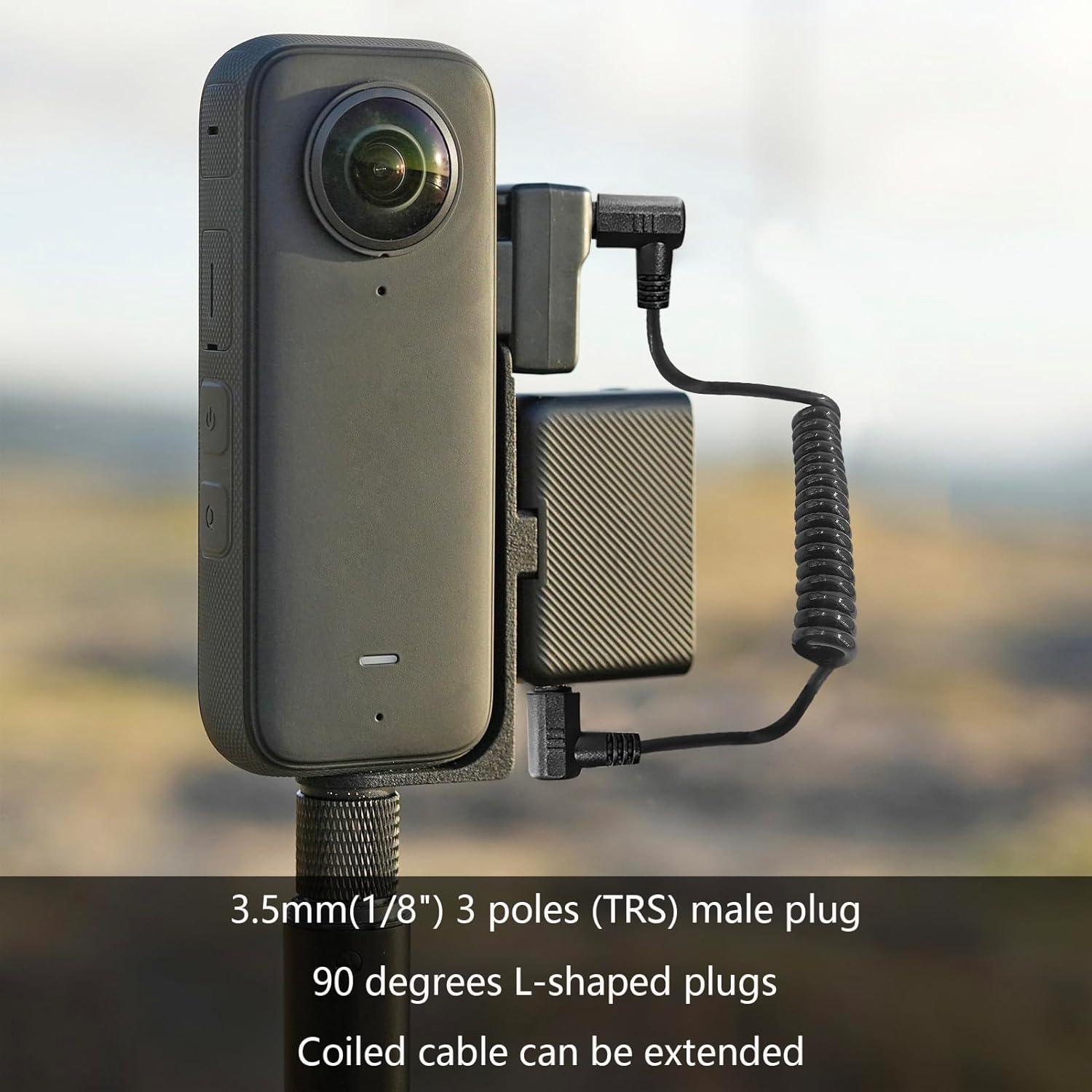 Cable adaptador de audio TRS 3.5mm PDEEY - Paquete de 2