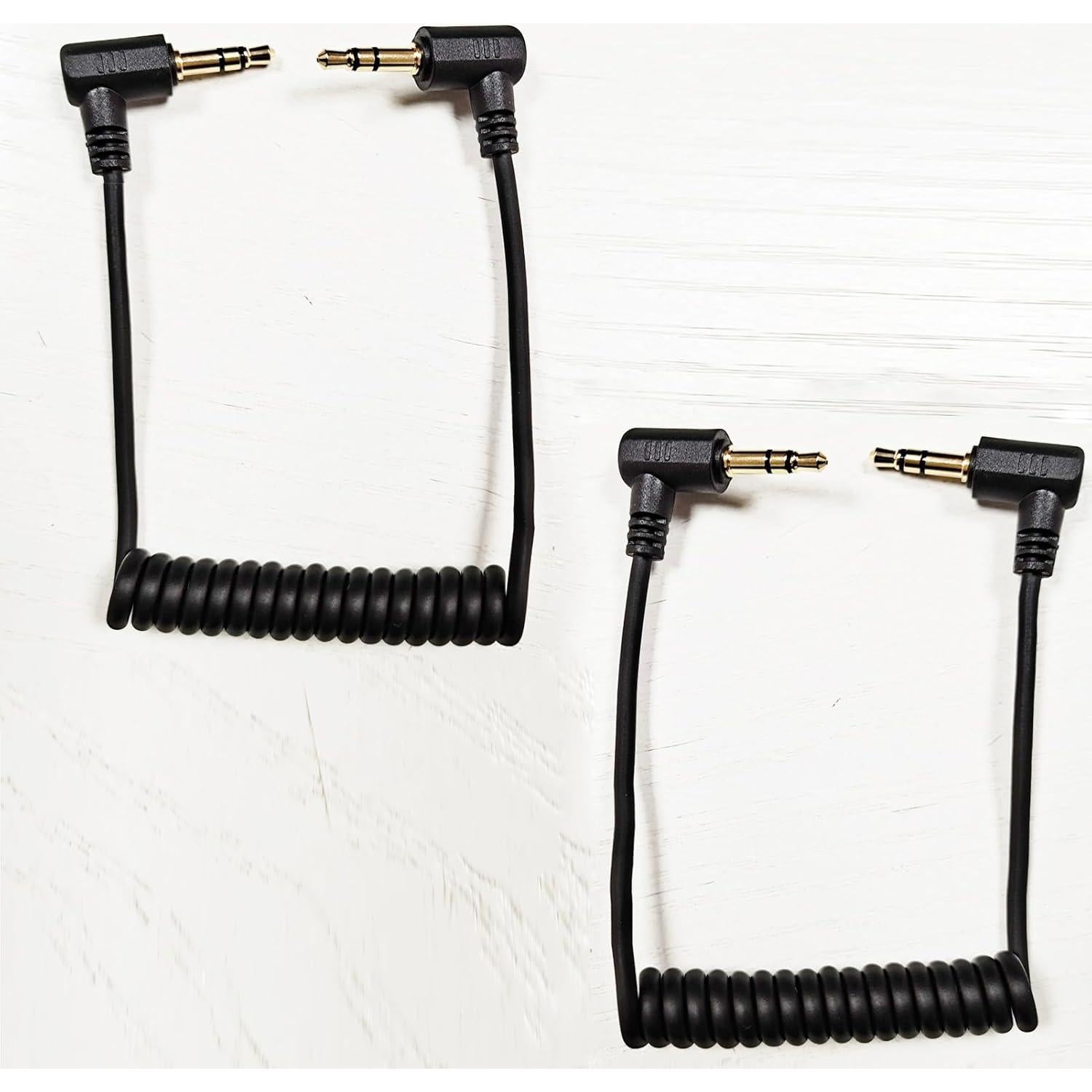 Cable adaptador de audio TRS 3.5mm PDEEY - Paquete de 2