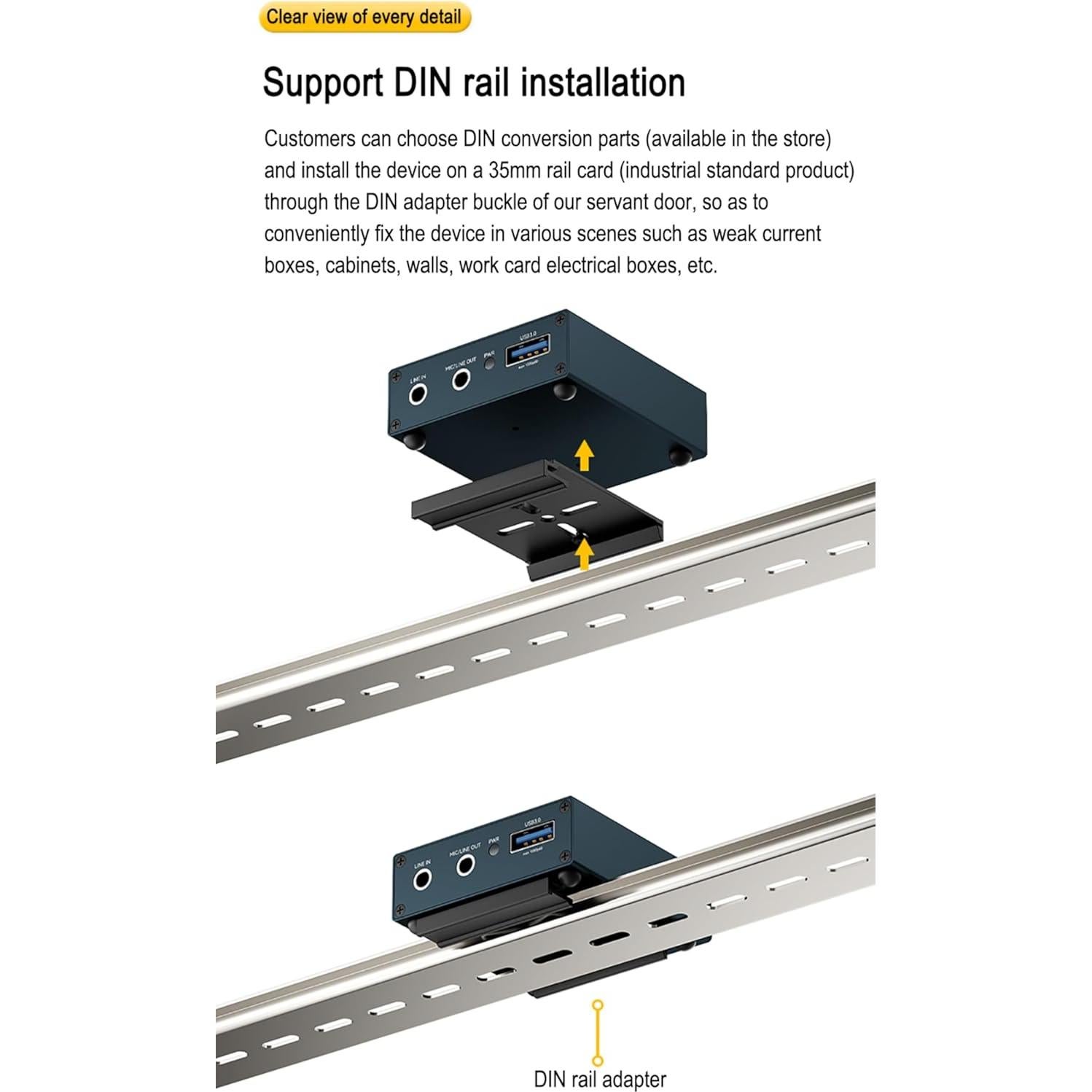 4K Video Capture Card with H.264/H.265 Encoding for Live Streaming - HDMI to USB3.0 Converter for Cameras and PS5 Microphone (Standard)