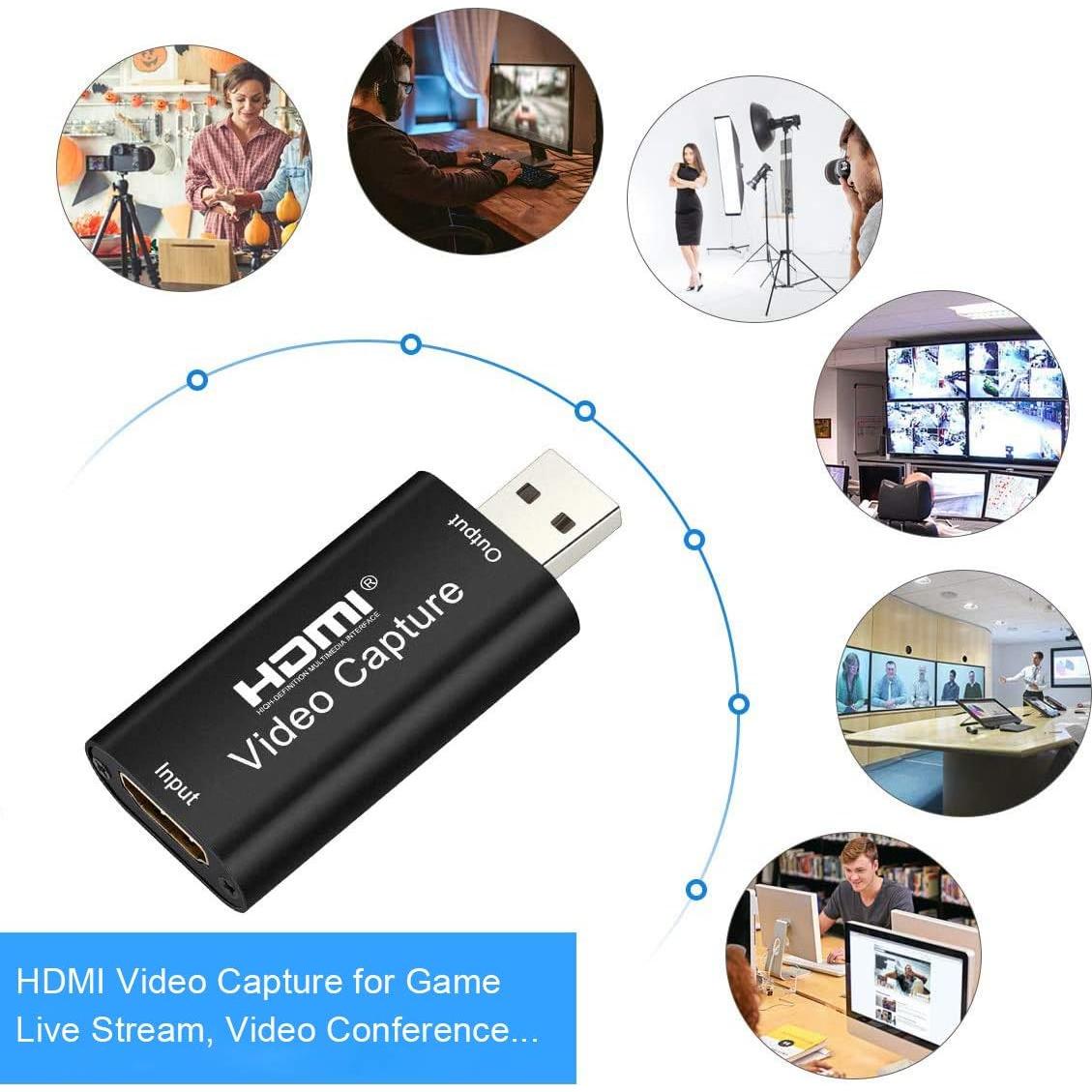 Tarjeta de Captura HDMI a USB 2.0 PDAPTMAG 1080P 30fps