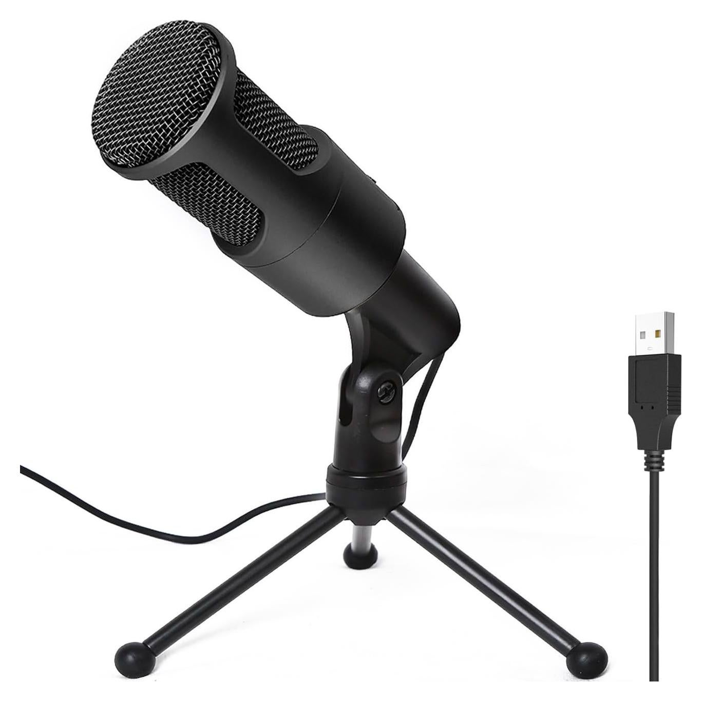 Micrófono USB LOKUKA LQ2 para PC y Streaming - Interruptor Silencio