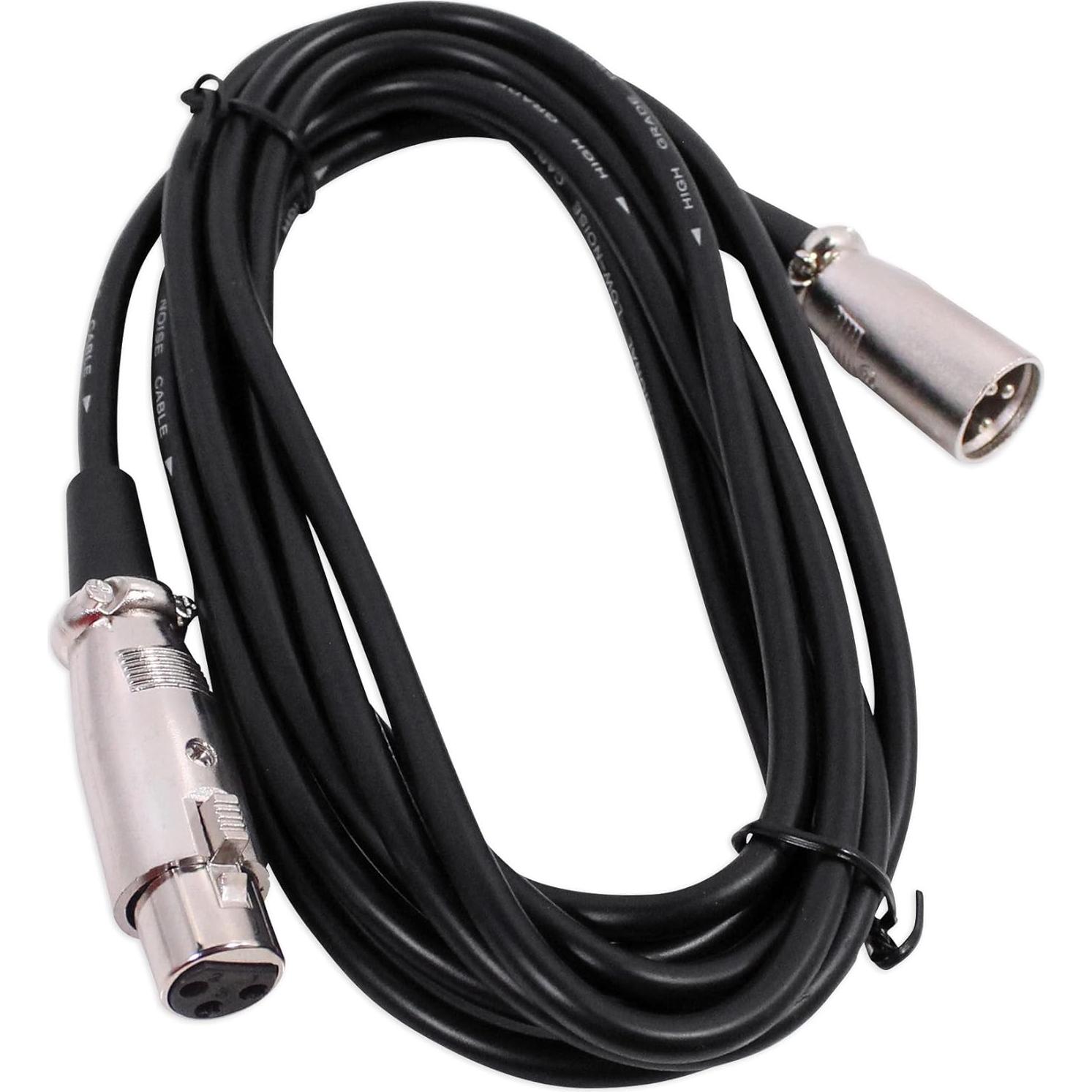 Micrófono Dinámico Cardioide Rockville RMM-XLR 600 Ohm Metal
