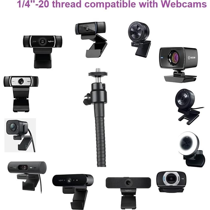 Soporte para Webcam Brio 101 AceTaken, Ajustable 64 cm