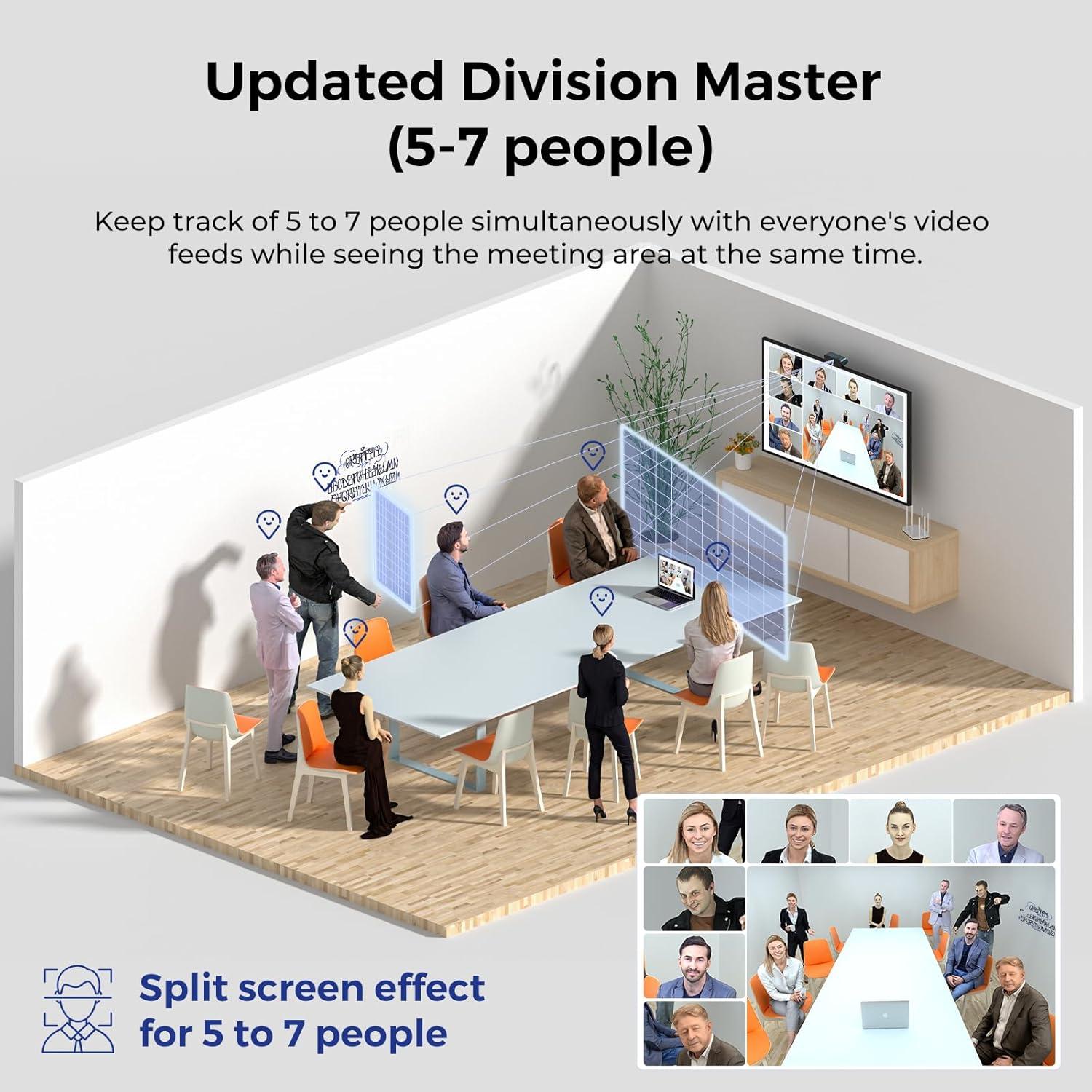 Cámara Web 4K COOLPO AI Huddle Mini Lite - Seguimiento y Enfoque Automático