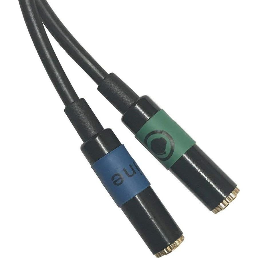 Adaptador de audio Headset Buddy Plus con monitoreo y atenuador