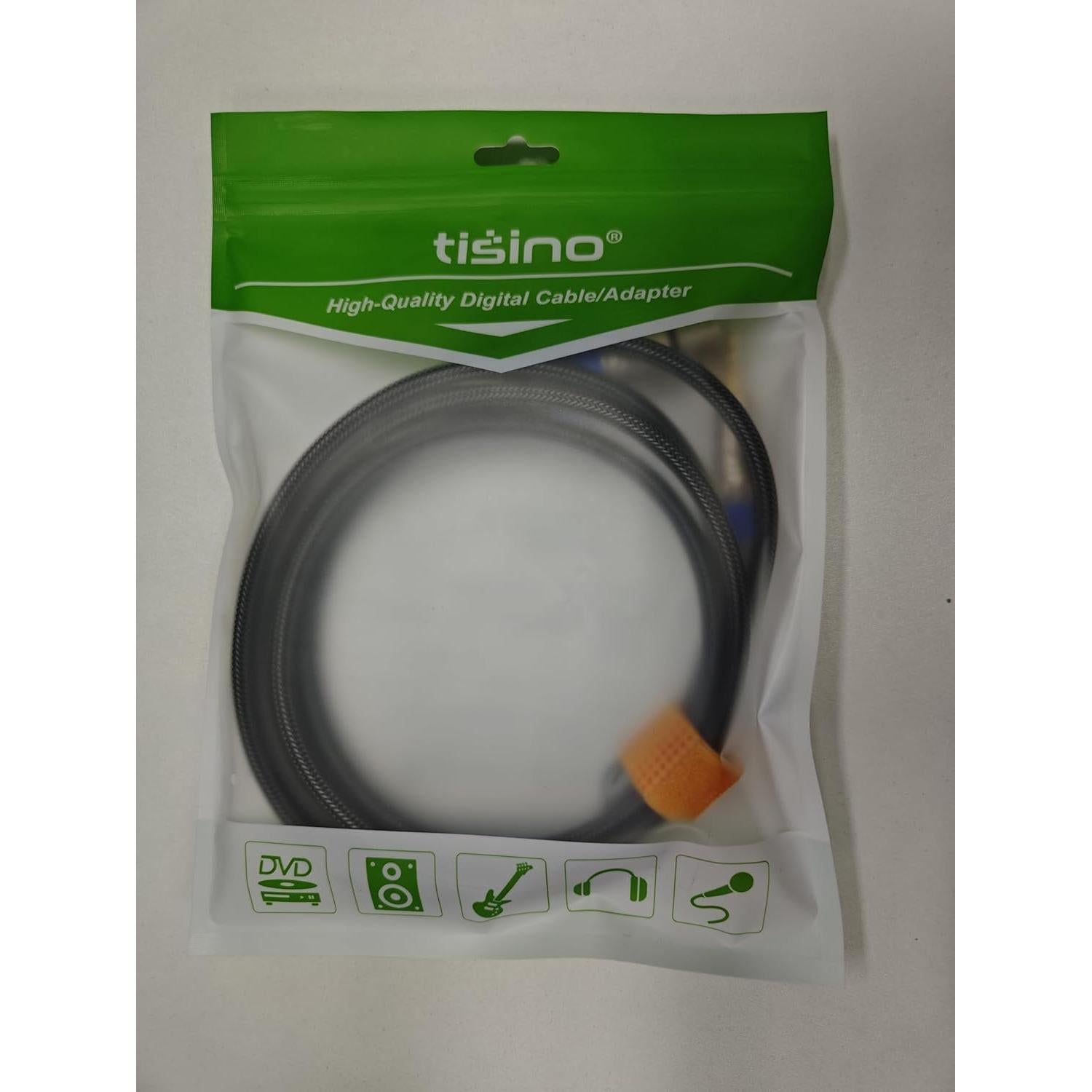 Tisino XLR to 3.5mm Microphone Cable,Unblanced XLR Female to 1/8 inch Mic Cord for Camcorders, DSLR Cameras, Computer Recording Device and More - 3.3 feet