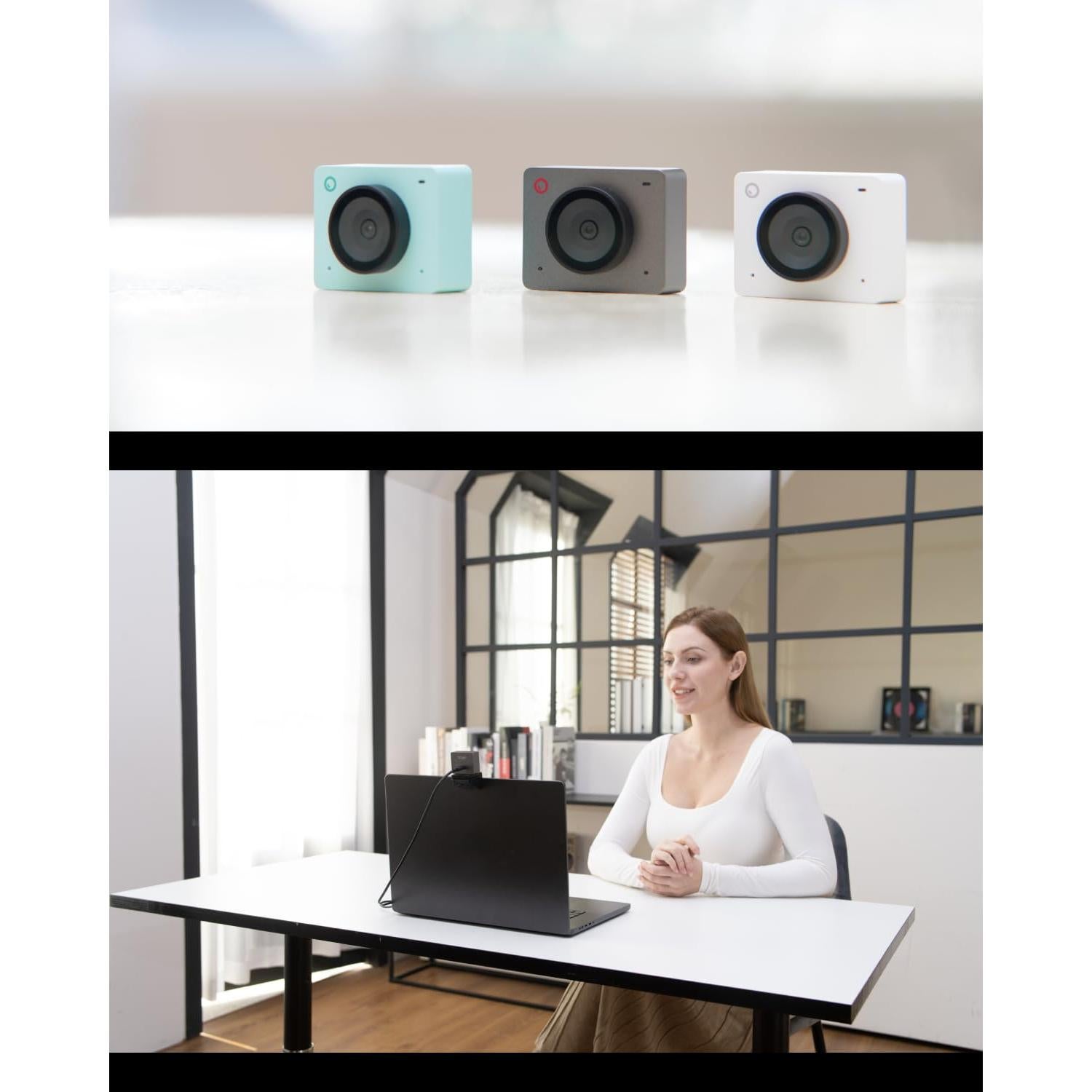 Cámara Web OBSBOT Meet SE 1080p 100FPS - Plug&Play Blanca