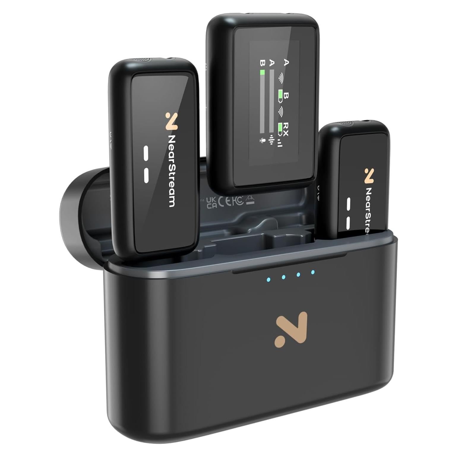 Micrófono Lavalier Inalámbrico NearStream AWM20T 20H Batería