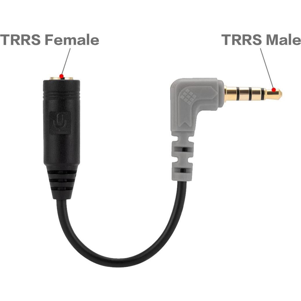 Cable de Micrófono SC4 Uncle Light 2 Pack TRS a TRRS 11cm
