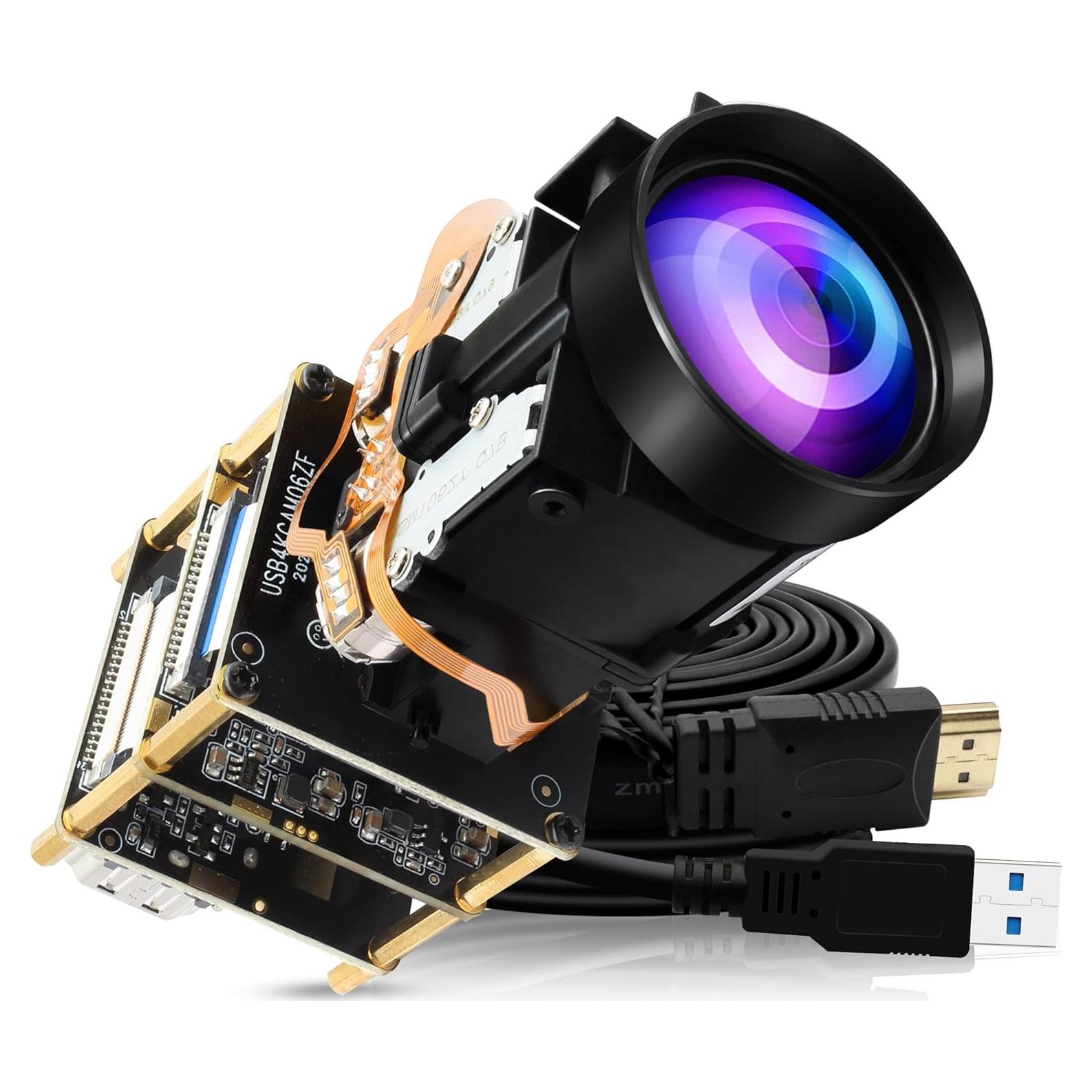 Cámara USB ELP 4K 30fps HDMI 10X Zoom Control Remoto