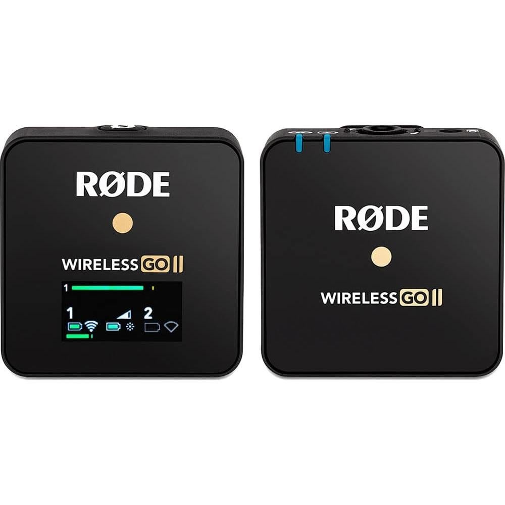 Sistema de micrófono inalámbrico Rode Wireless GO II Single con Lavalier