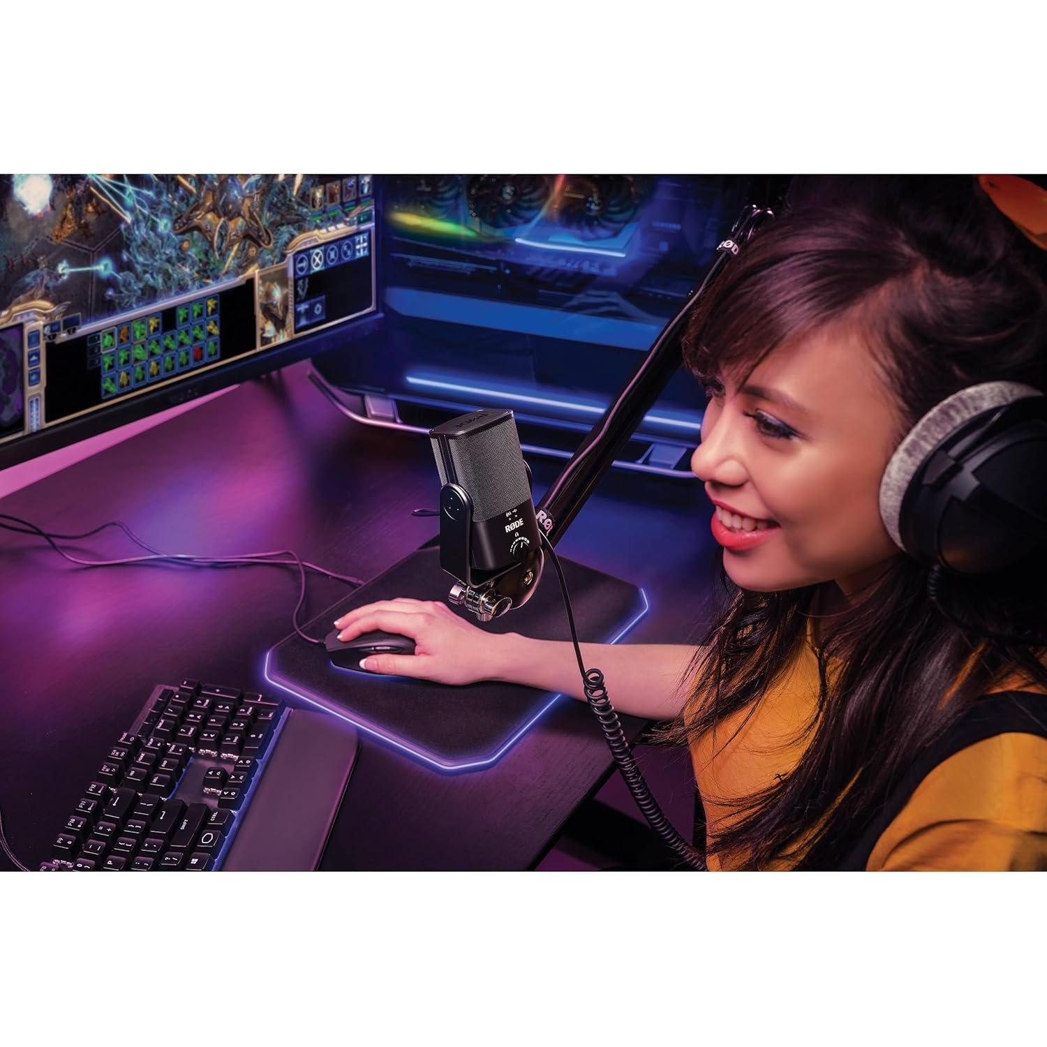 Micrófono USB Rode NT-USB Mini para Podcasting y Streaming