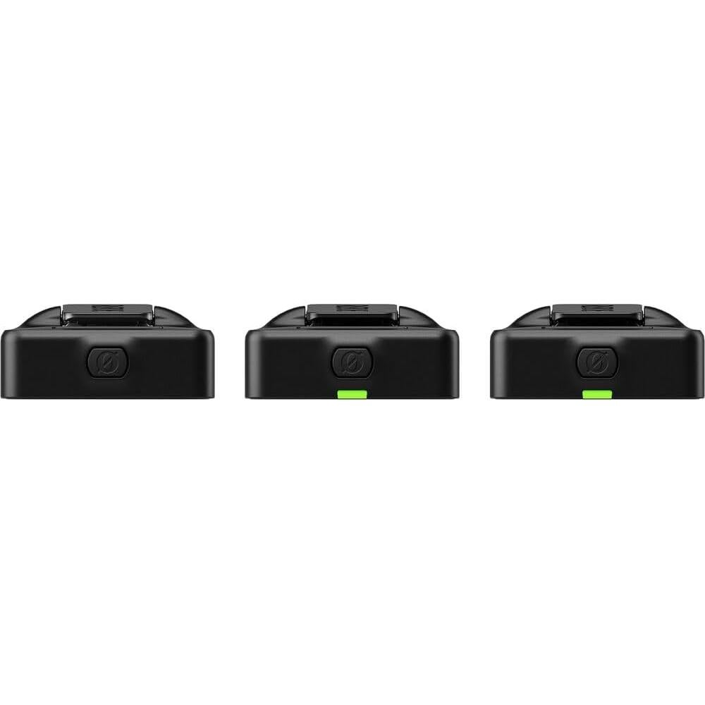 Wireless PRO 2-Person Clip-On Wireless Microphone System/Recorder with Lavaliers (2.4 GHz) Bundle with GLS-104 Microphone Cleaner