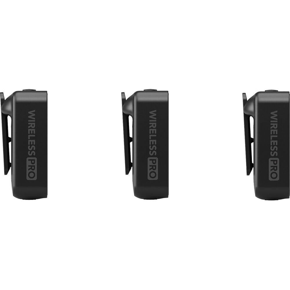 Wireless PRO 2-Person Clip-On Wireless Microphone System/Recorder with Lavaliers (2.4 GHz) Bundle with GLS-104 Microphone Cleaner