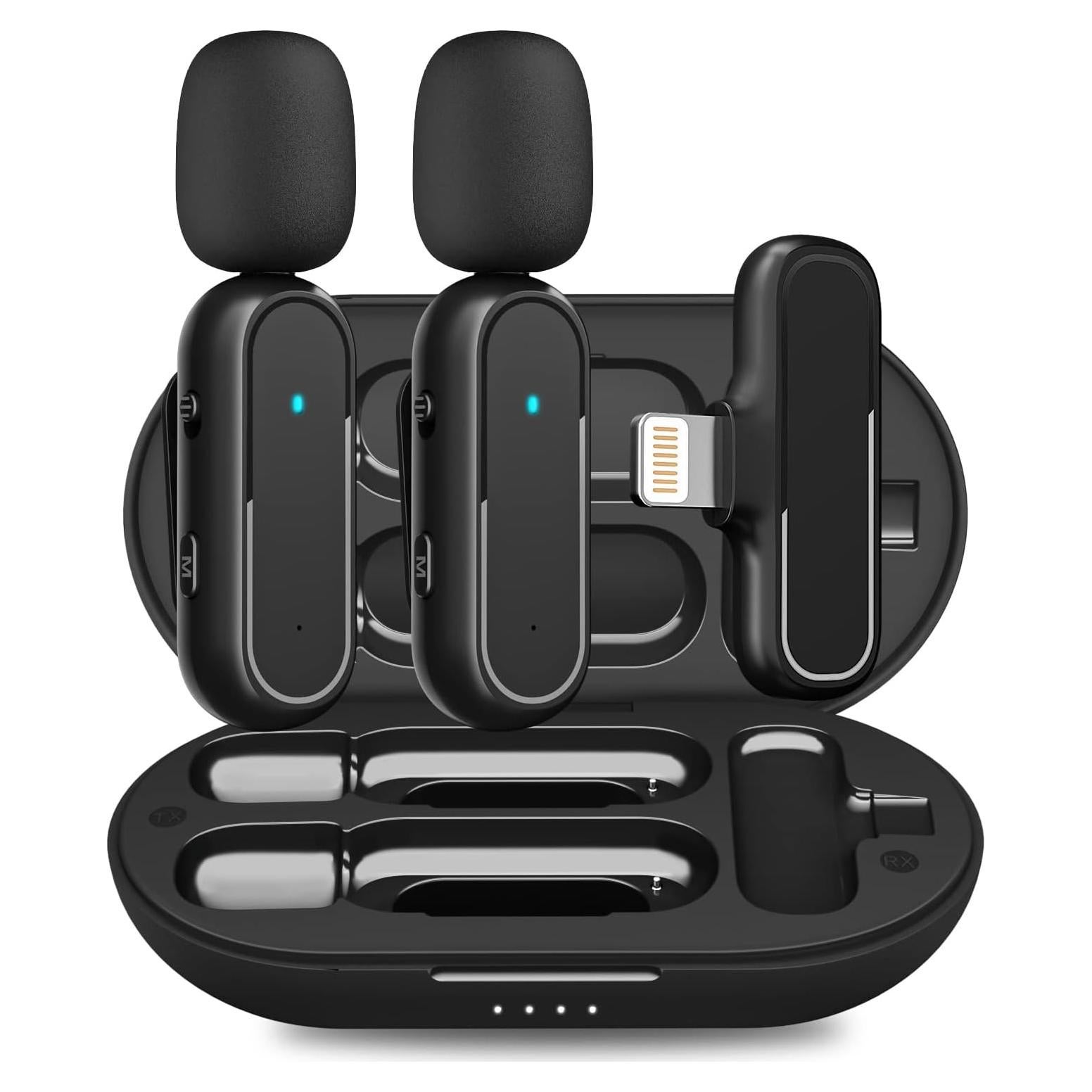 Micrófono Lavalier Inalámbrico Wanning K63 para iPhone - 36H Autonomía