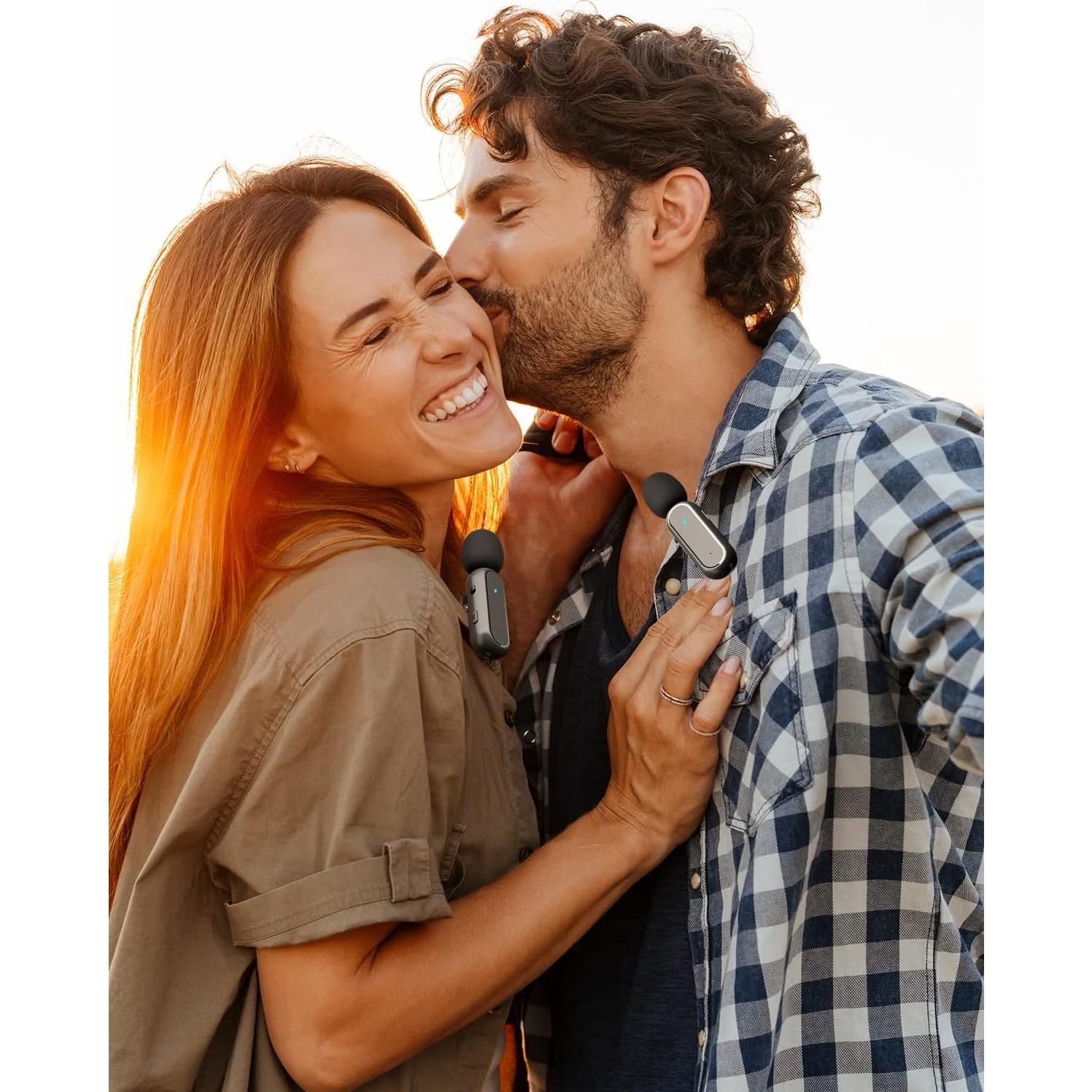 Micrófono Lavalier Inalámbrico Wanning K63 para iPhone - 36H Autonomía