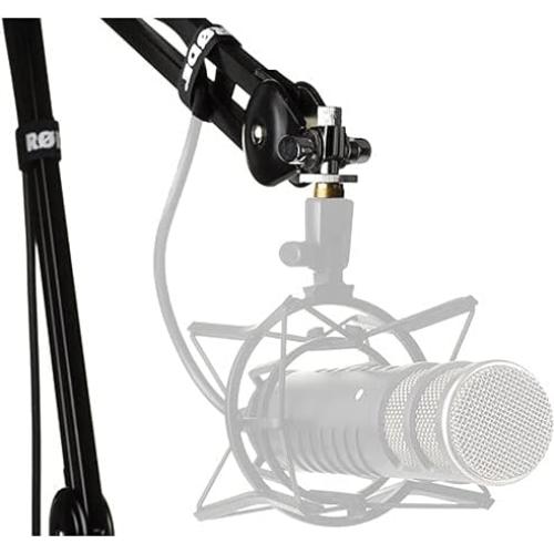 Soporte Giratorio para Micrófono Rode PSA1 + Filtros Pop y Cables