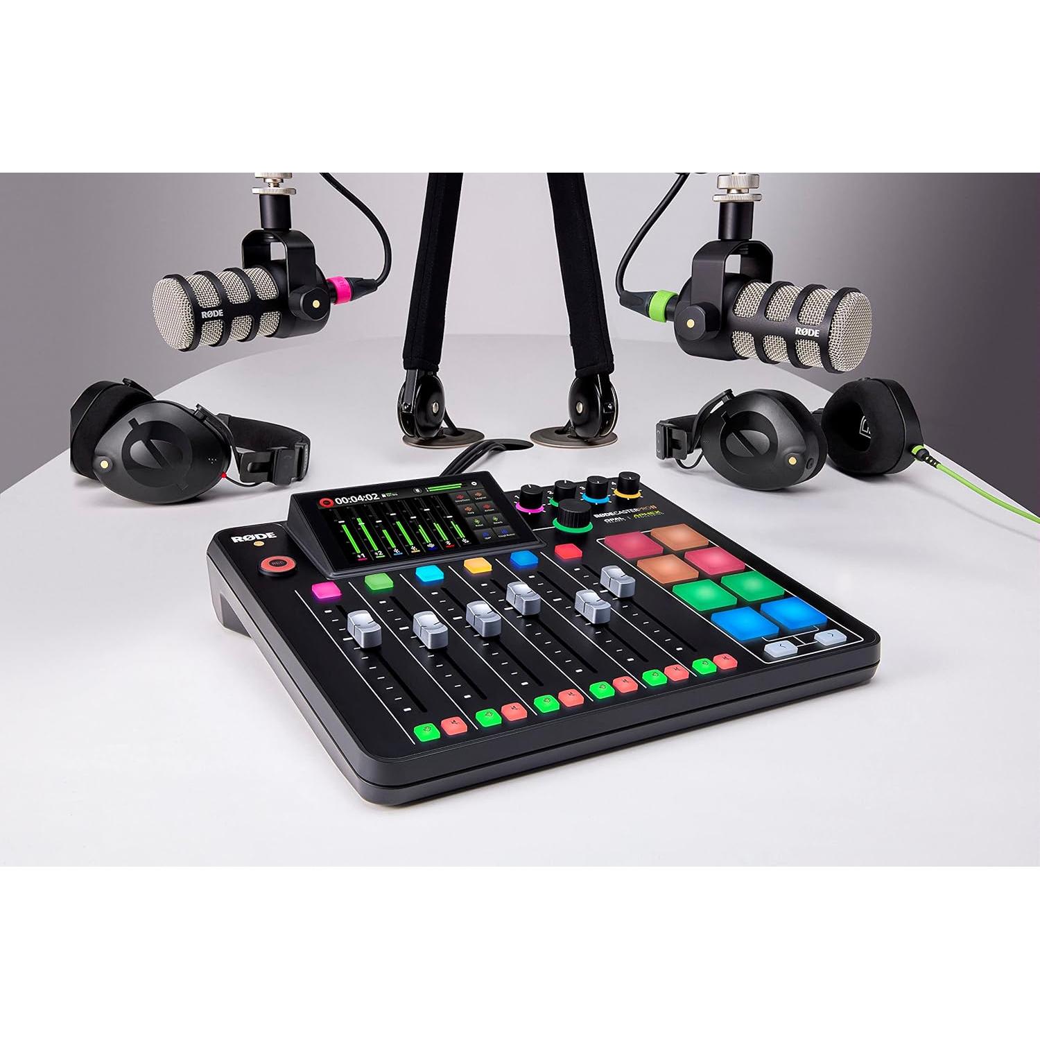 RØDE RØDECaster Pro II + Micrófono Dinámico Samson Q2U