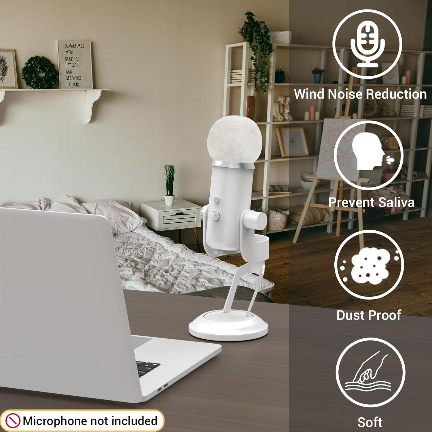 Funda Peluda para Micrófono USB Blue Yeti y Rode NT1-A