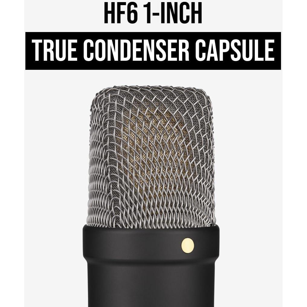Micrófono de condensador RØDE NT1 + Interfaz USB Focusrite Scarlett Solo