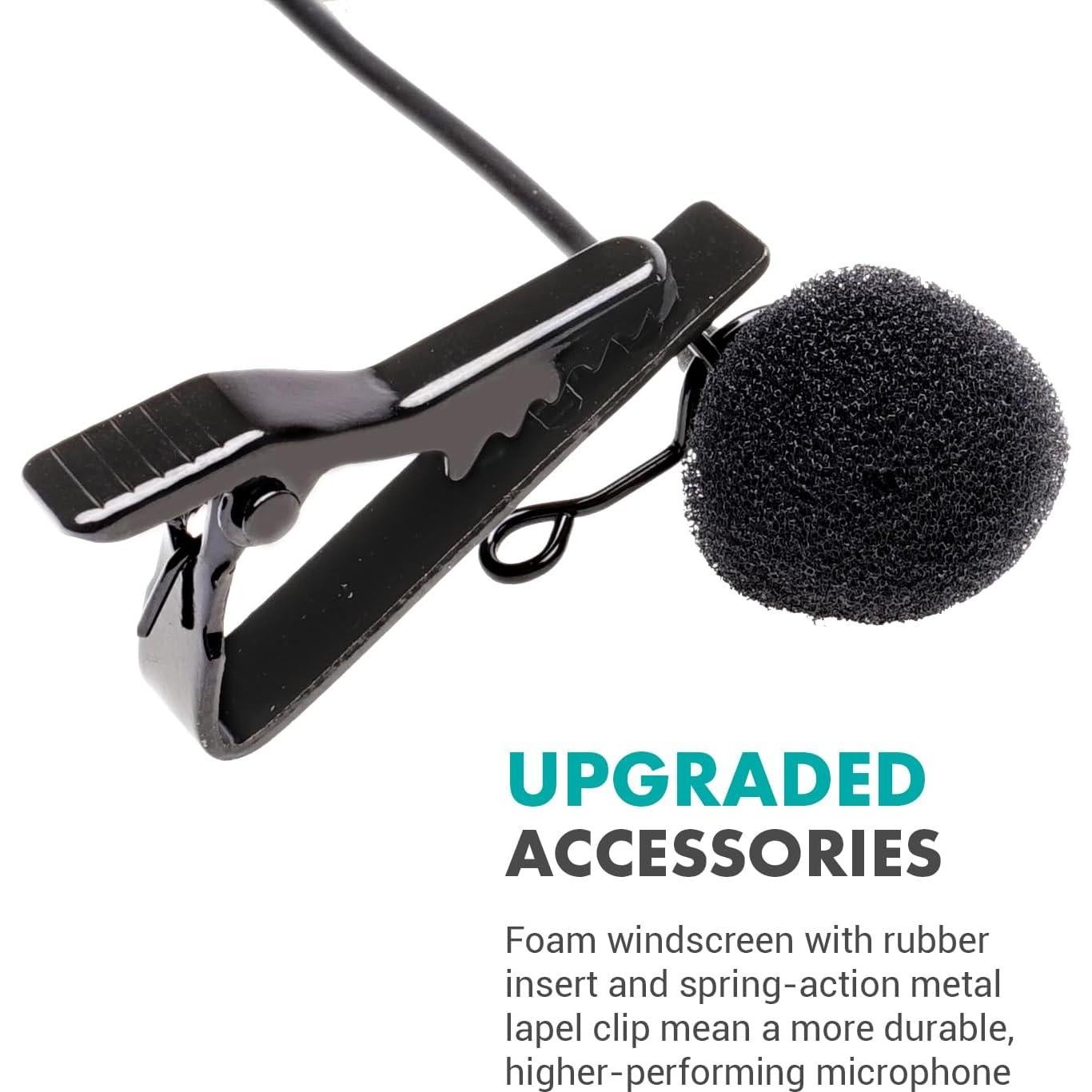 Micrófono Lavalier Movo Compatible con DJI Mic y Rode GO - 190.5 cm