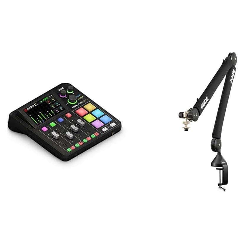 RØDE RØDECaster Duo + PSA1+ Brazo Estudio Profesional
