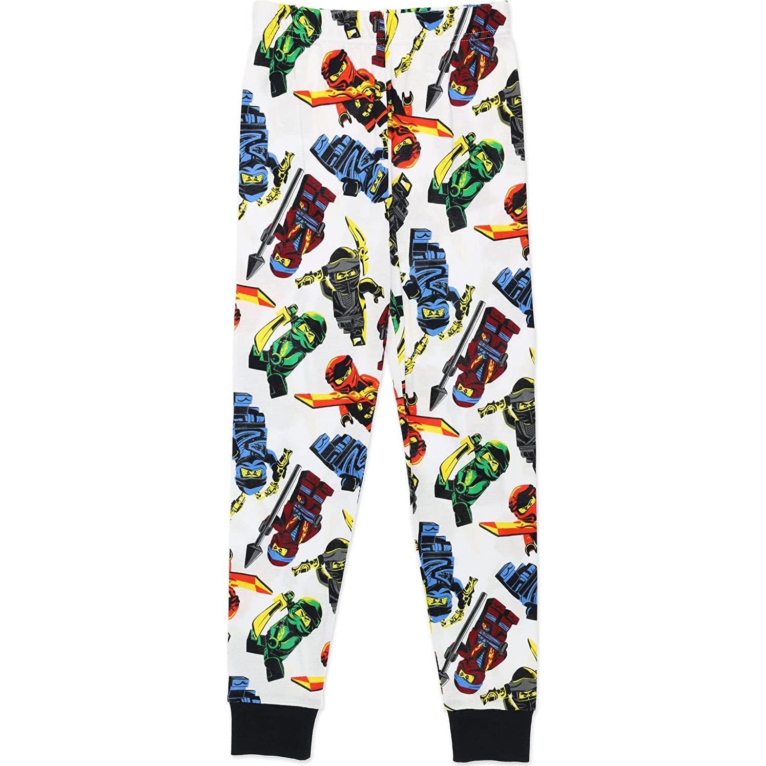 Conjunto de Pijamas LEGO Ninjago Niños 4 Piezas Algodón