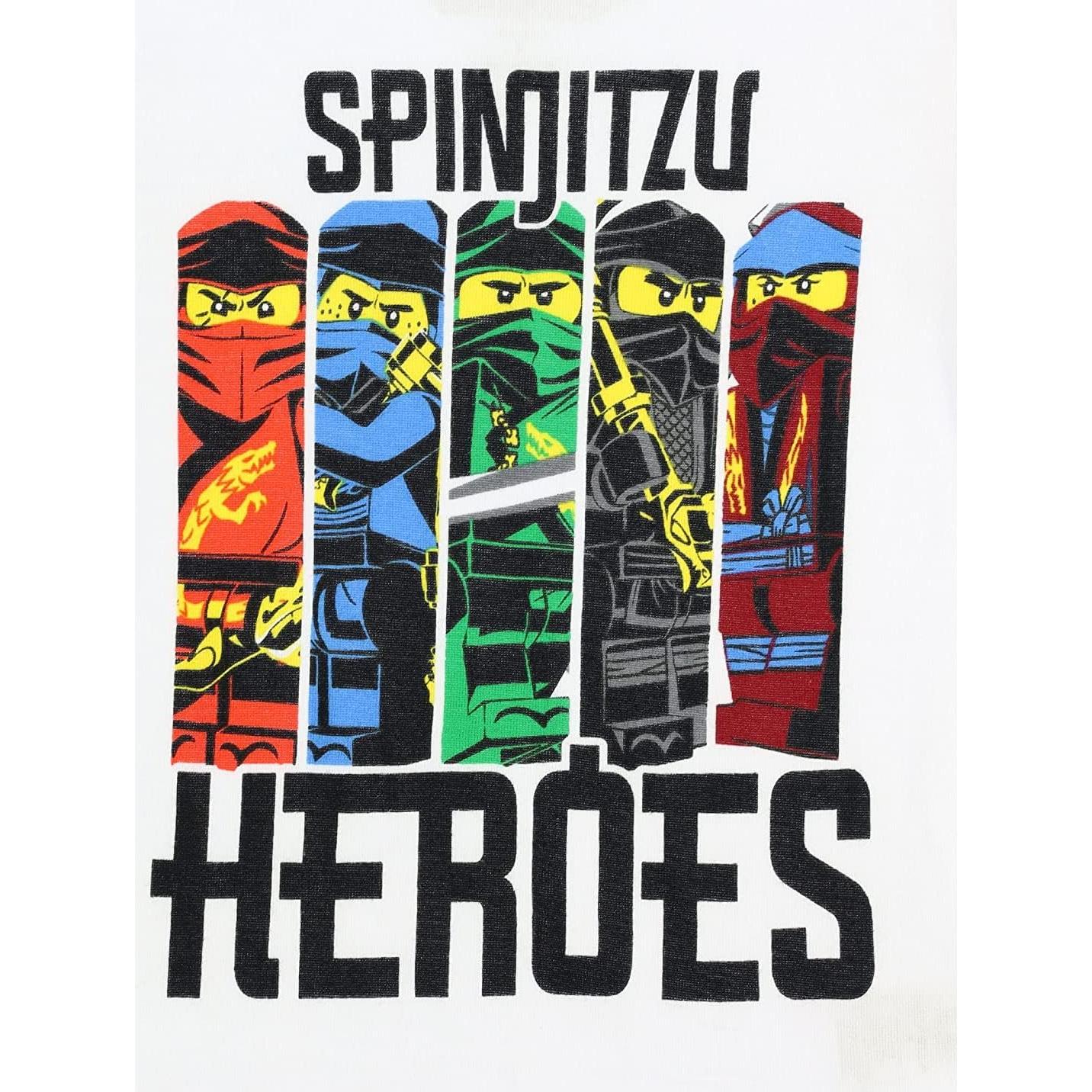 Conjunto de Pijamas LEGO Ninjago Niños 4 Piezas Algodón