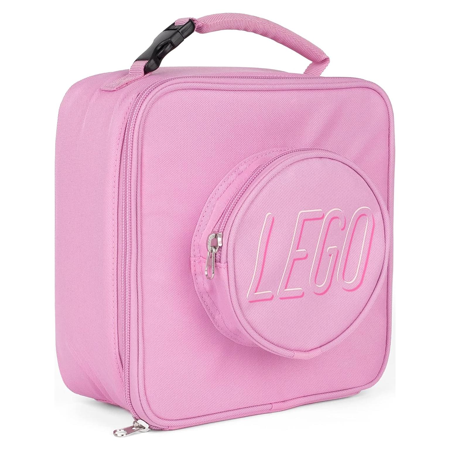 Bolsa de Almuerzo LEGO Rosa Claro, Aislada y Duradera