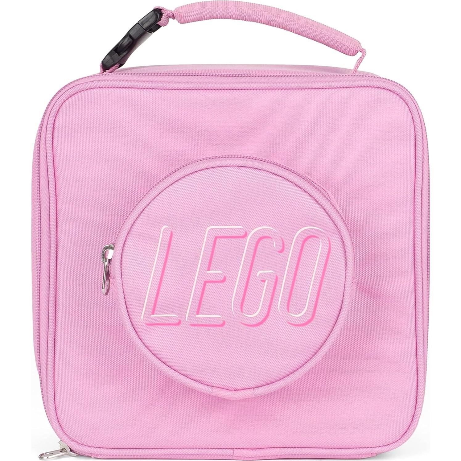 Bolsa de Almuerzo LEGO Rosa Claro, Aislada y Duradera