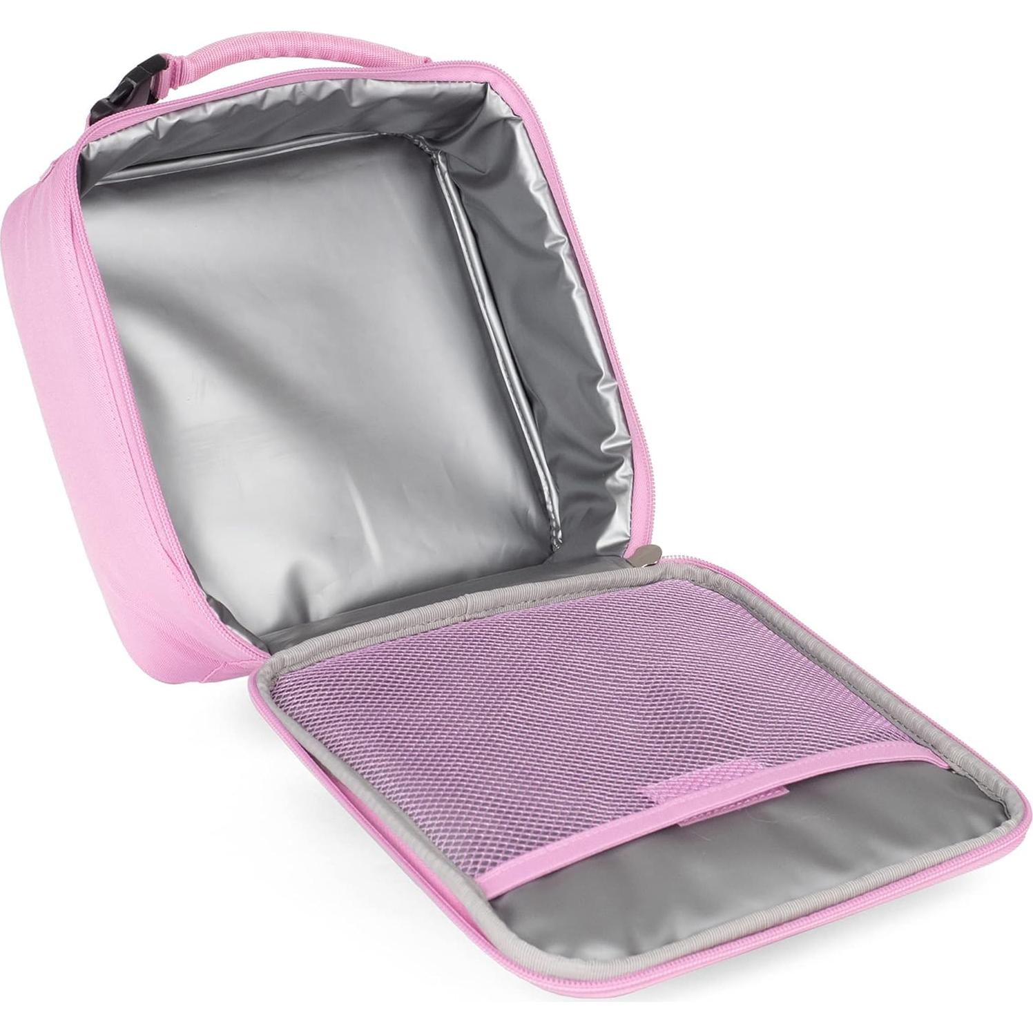 Bolsa de Almuerzo LEGO Rosa Claro, Aislada y Duradera