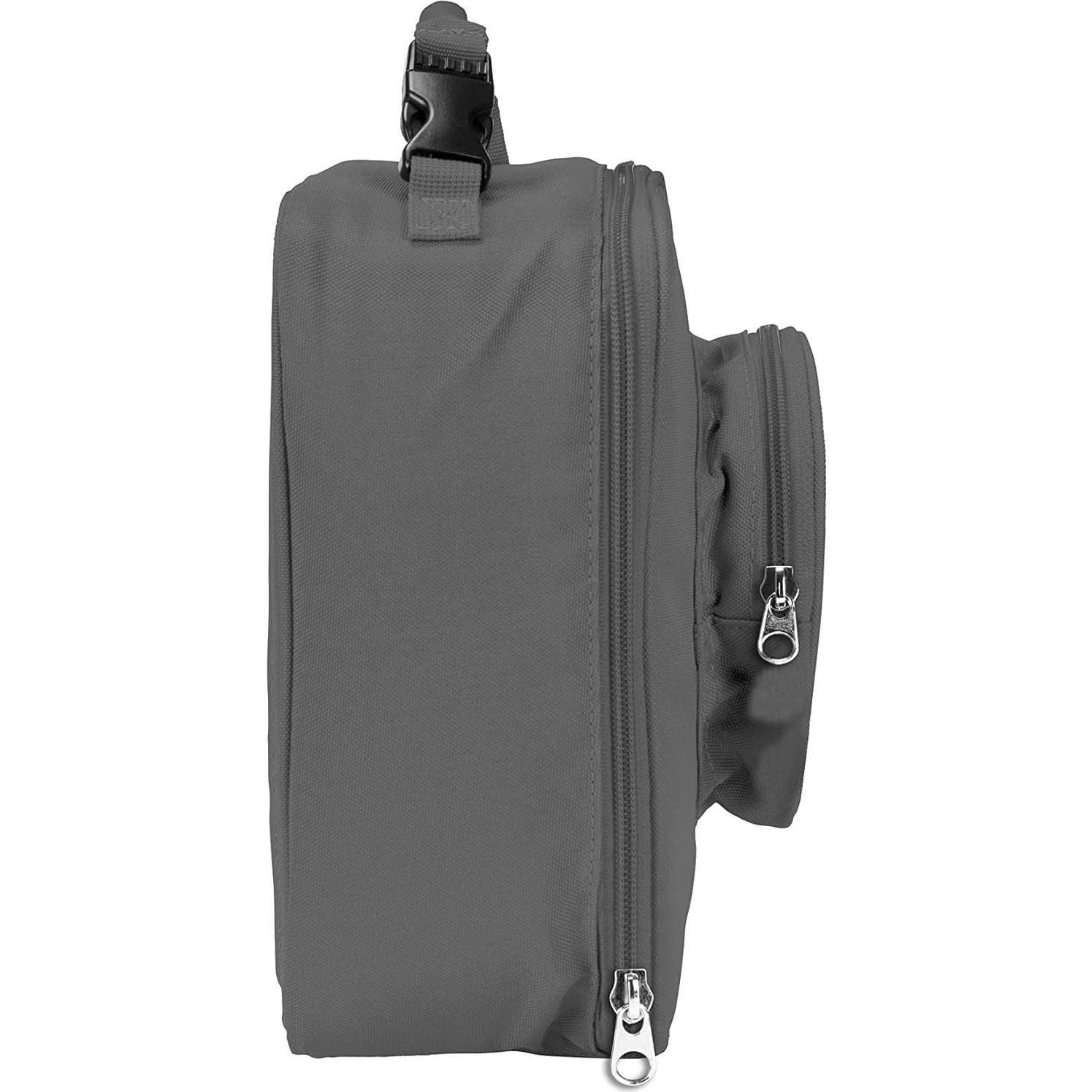Bolsa de Almuerzo LEGO Gris, Aislada y Duradera, 5L